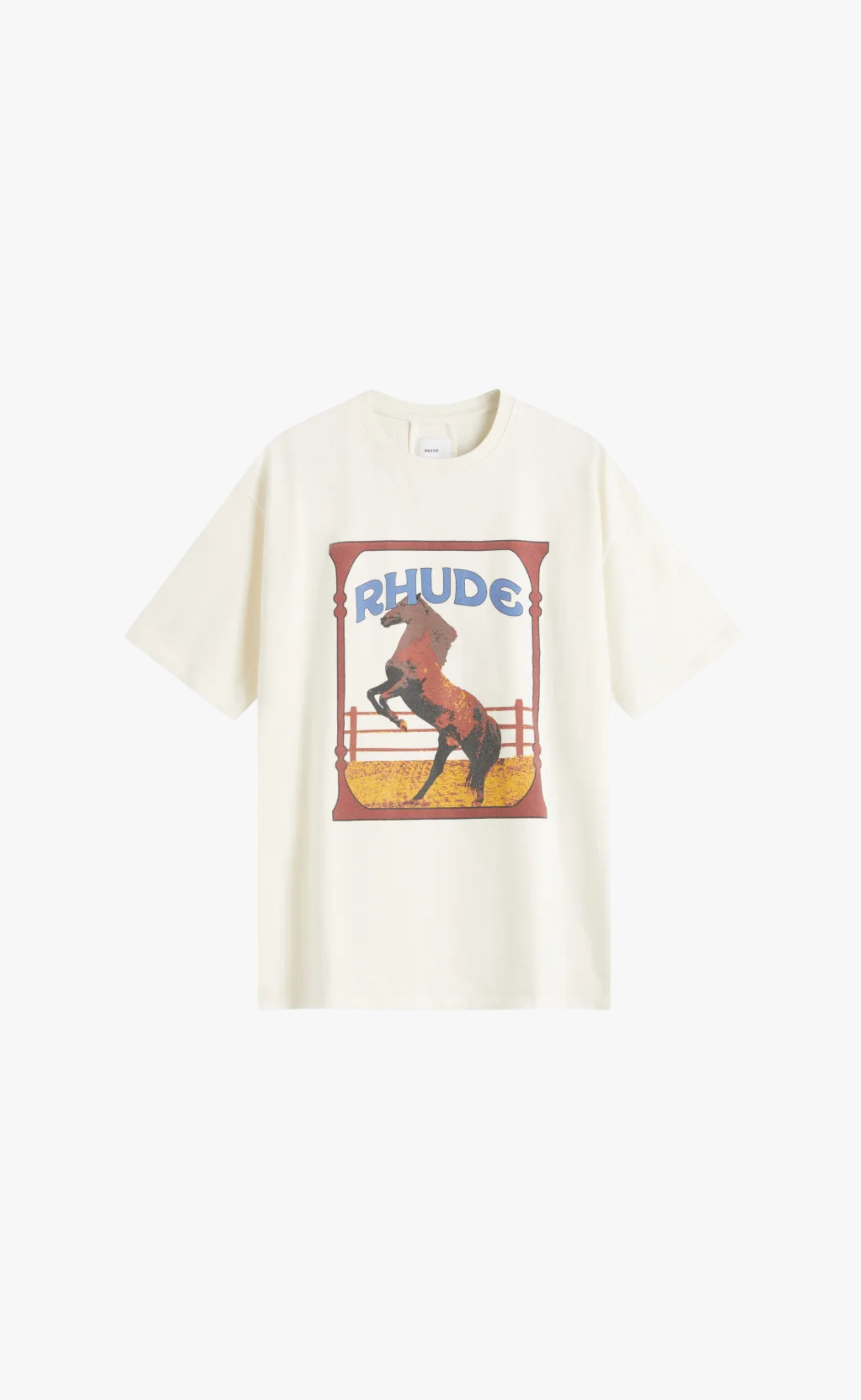 RHUDE CADRE WHITE T-SHIRT