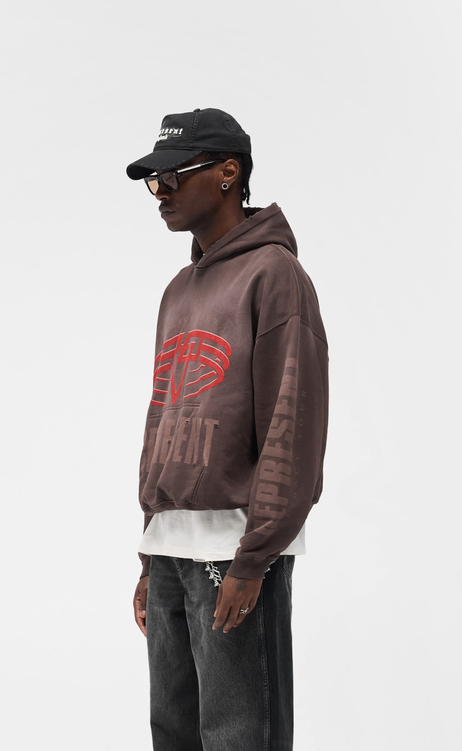 REPRESENT LIVING LEGACY TOUR NERO HOODIE