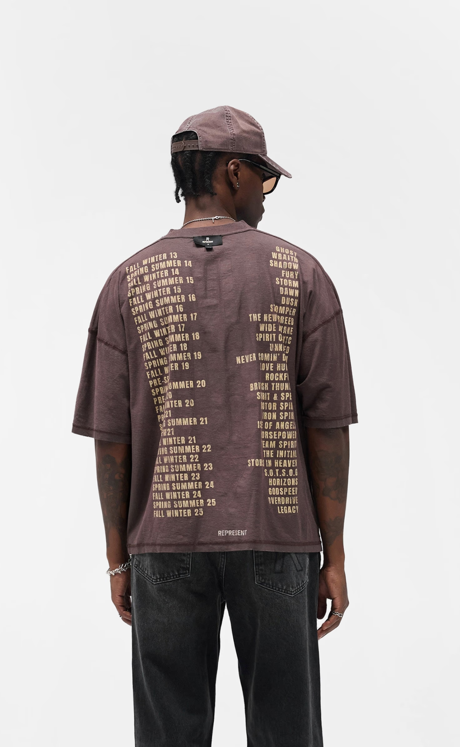 REPRESENT LIVING LEGACY NERO T-SHIRT