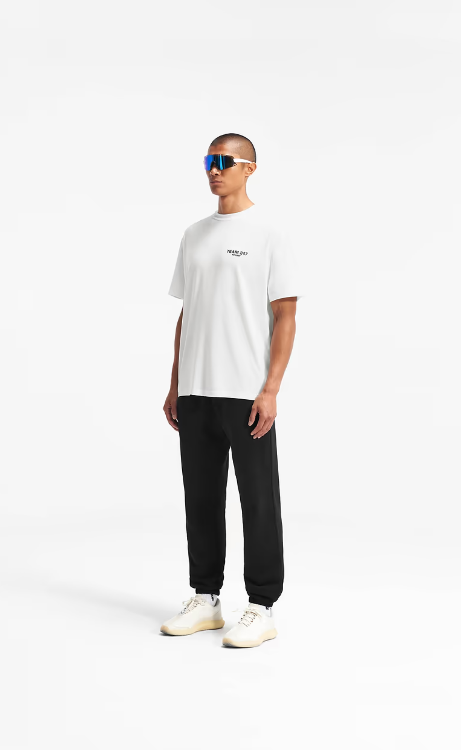 TEAM 247 OVERSIZED FLAT WHITE T-SHIRT
