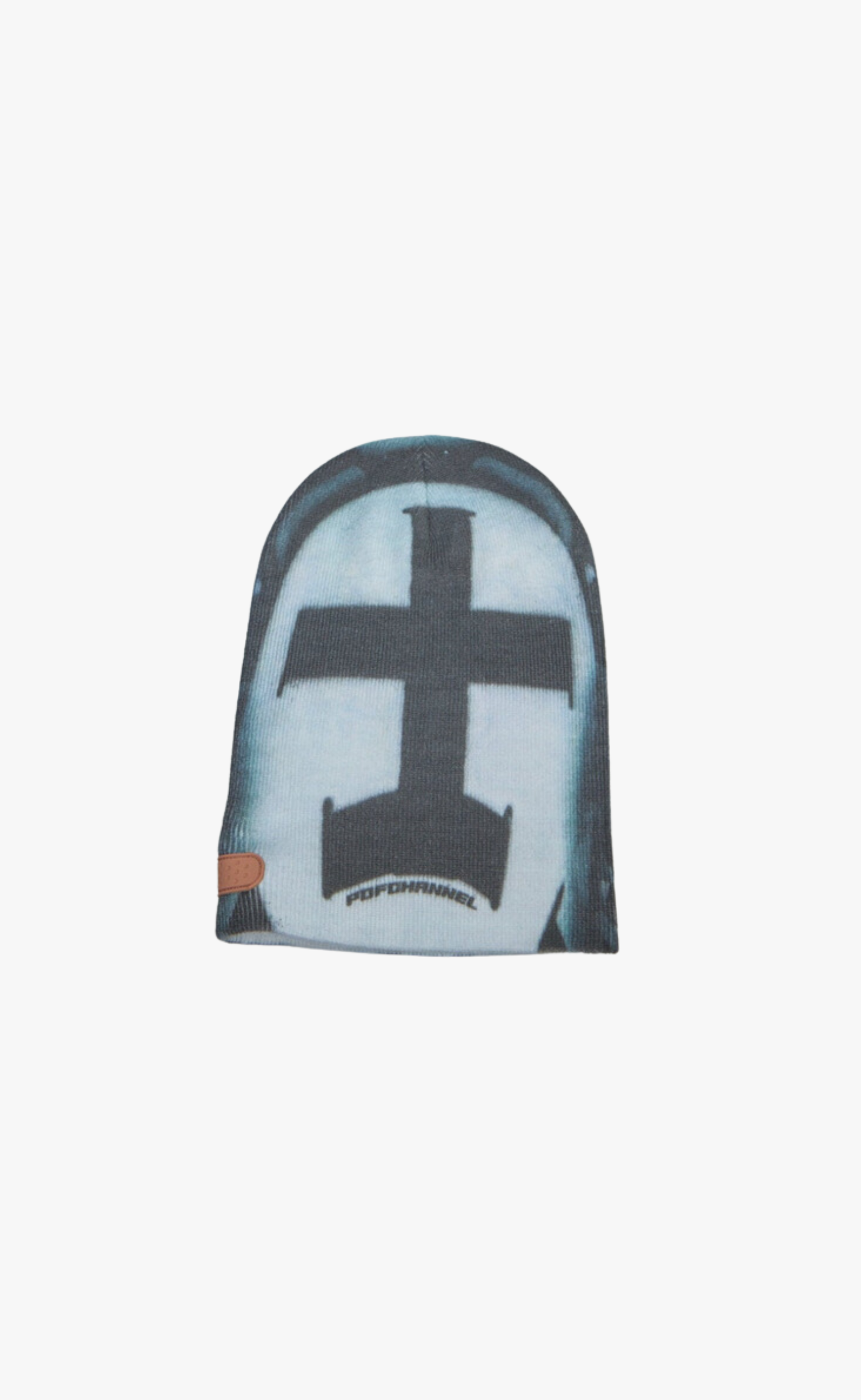 ADRIAN BLACK WHITE BEANIE