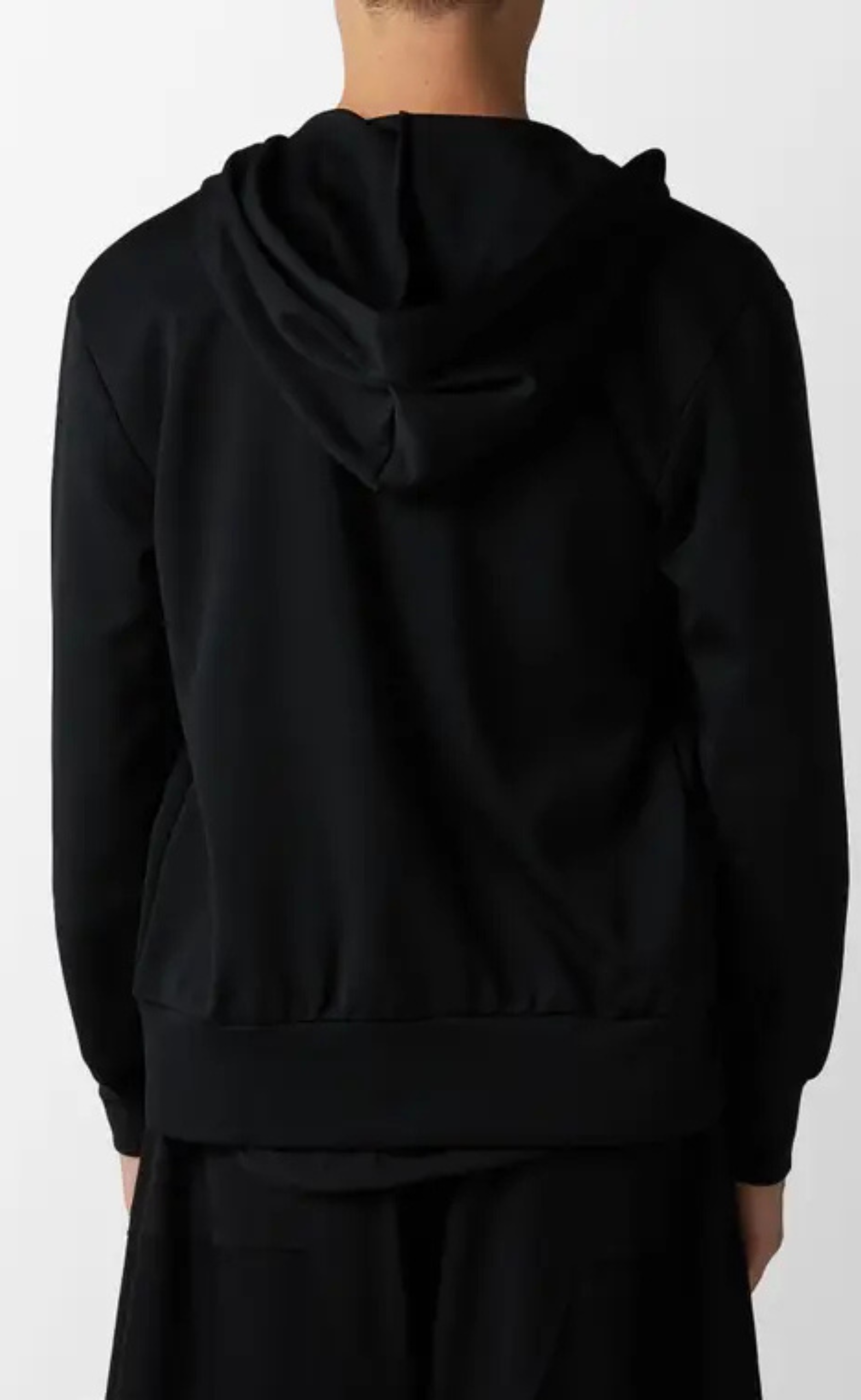 BLACK PLAY ZIP HOODED SWEATSHIRT
