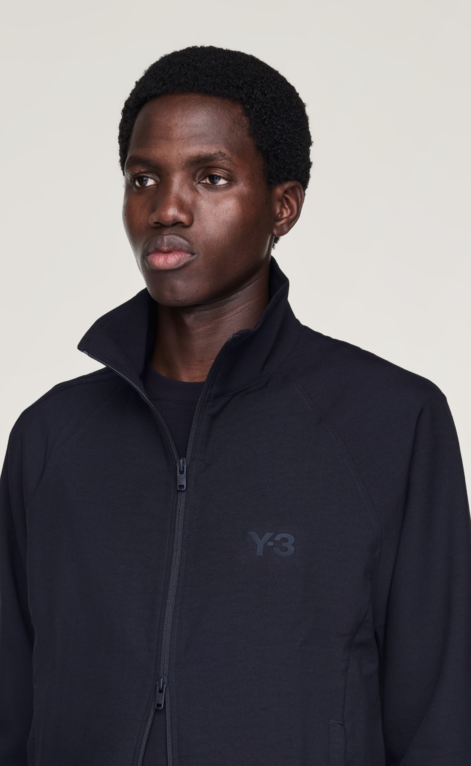 SPORT UNIFORM TRACK TOP BLACK HOODIE