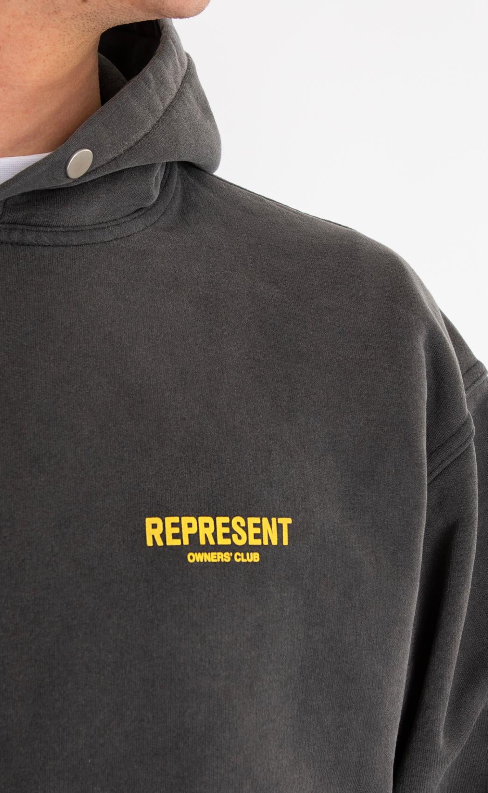 OWNERS CLUB V.GREY YELLOW HOODIE
