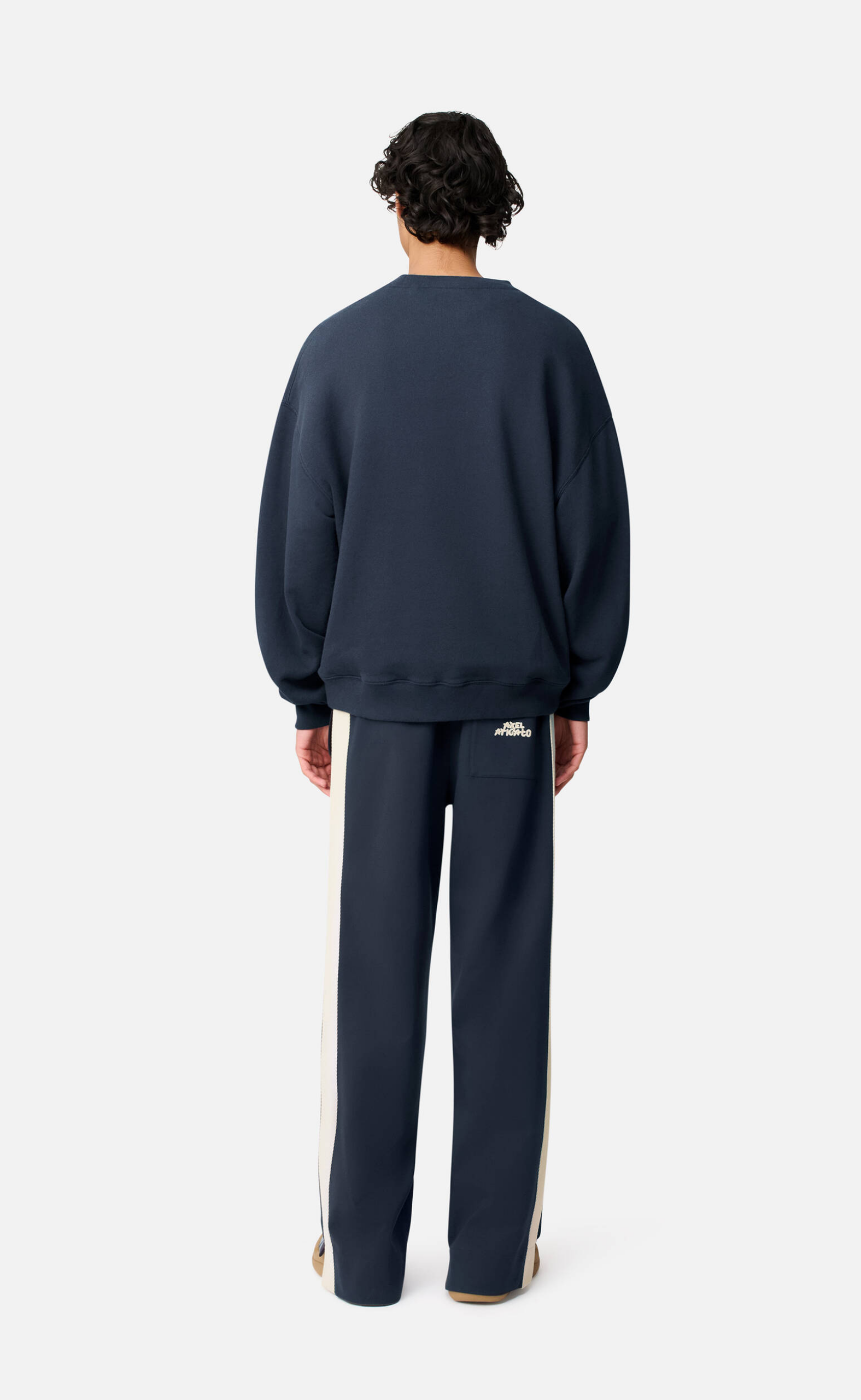 SHAW NAVY TRACK PANTS