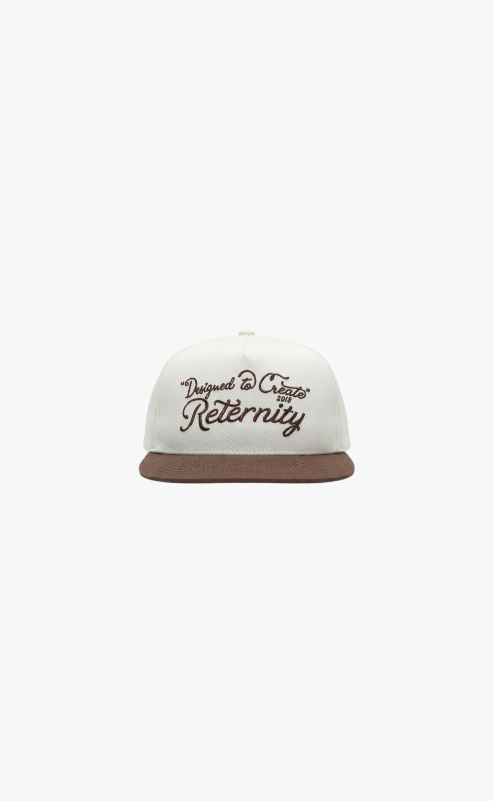 RETERNITY UNSTRUCKTED BROWN CREAM HAT