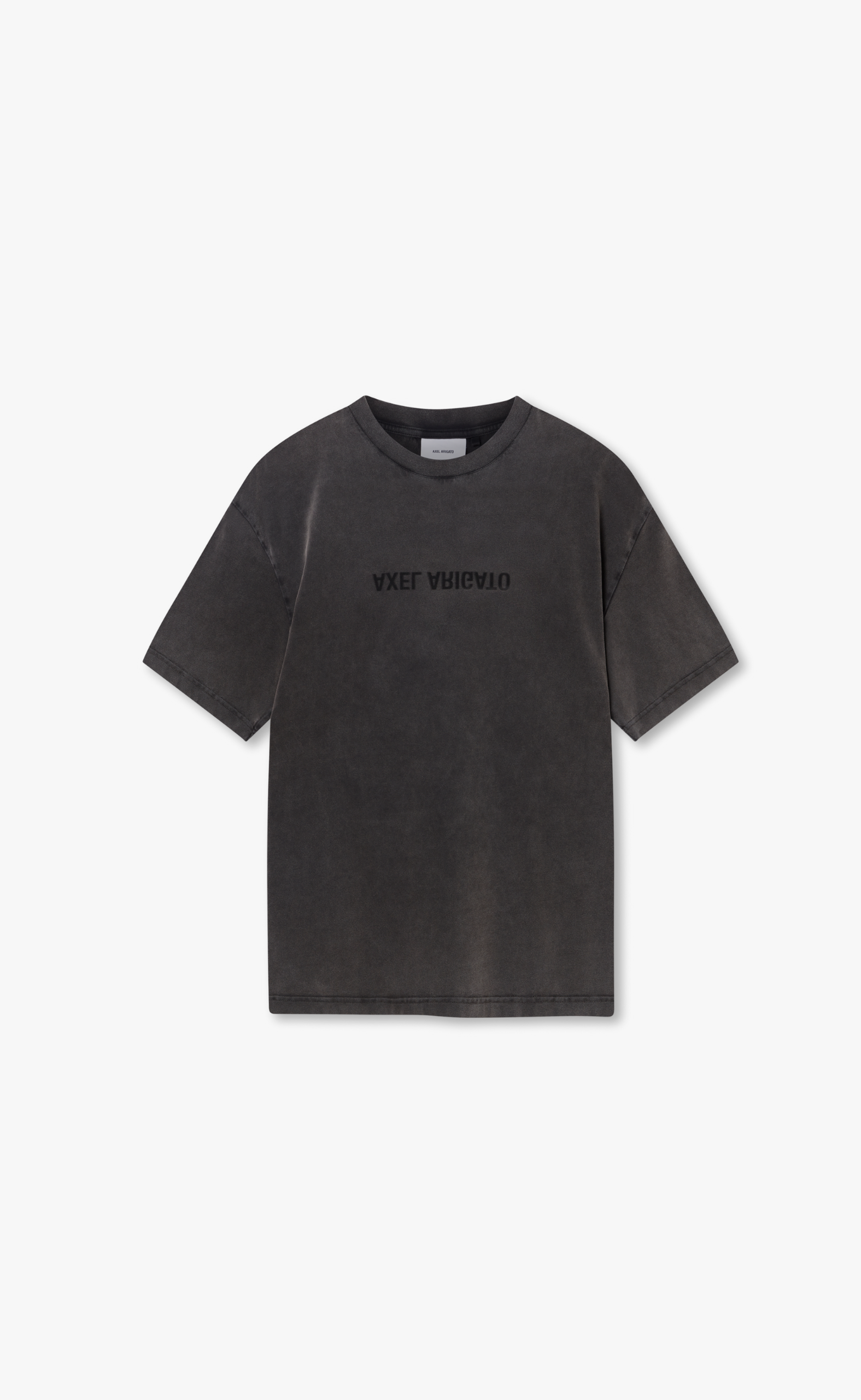 DISTORT WASHED BLACK T-SHIRT