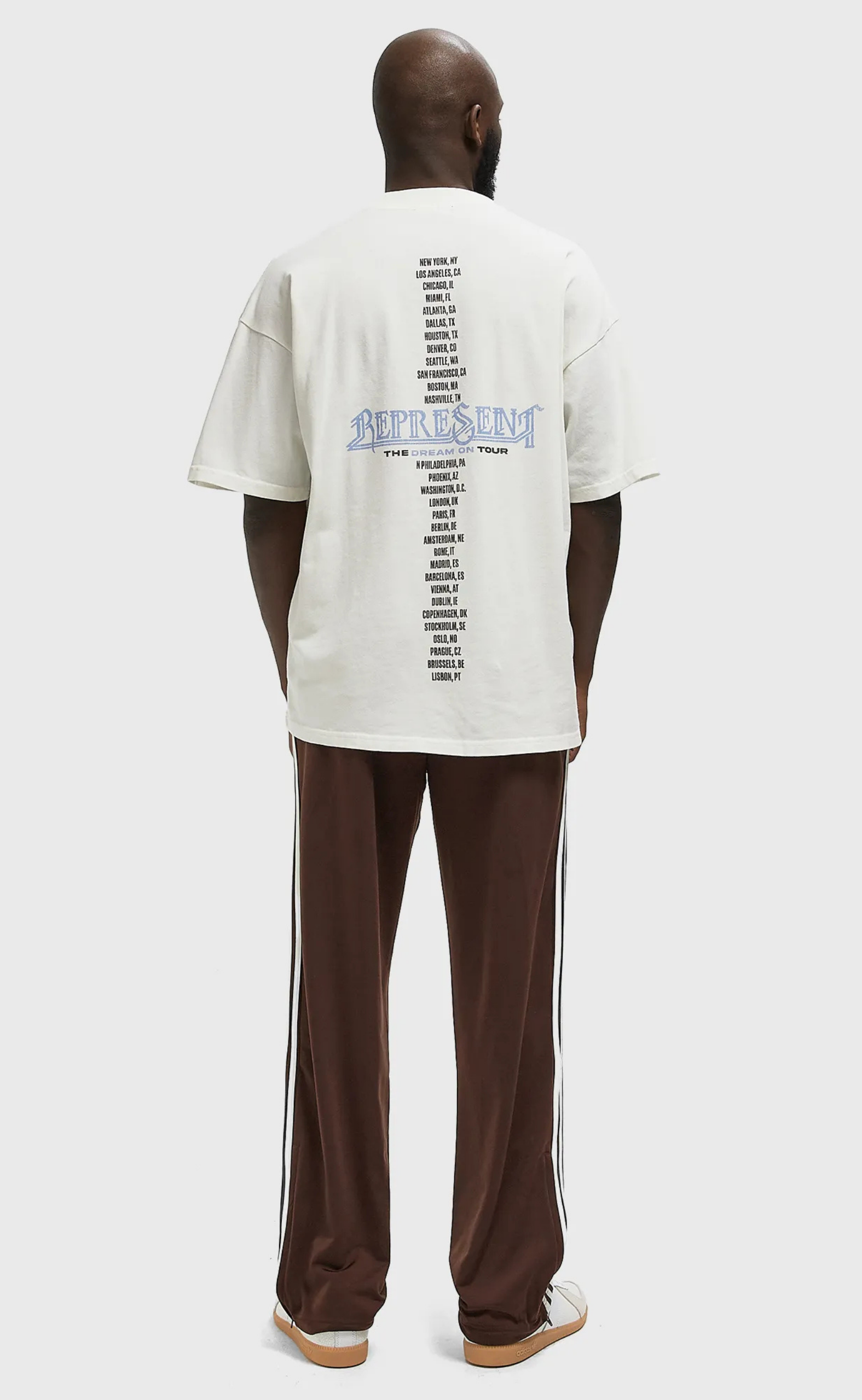 GOLDEN TOUR FLAT WHITE T-SHIRT