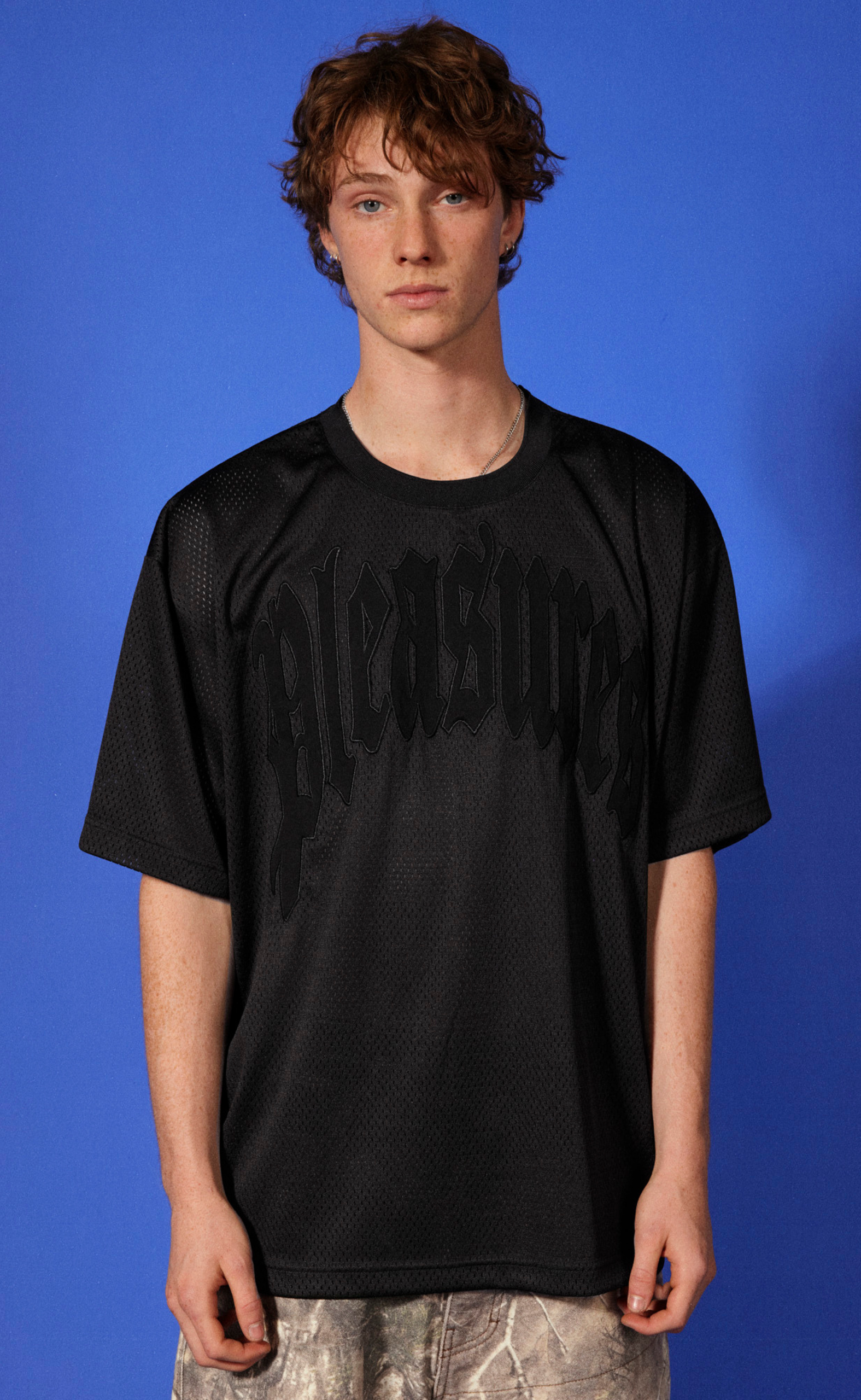 TWITCH MESH BLACK T-SHIRT