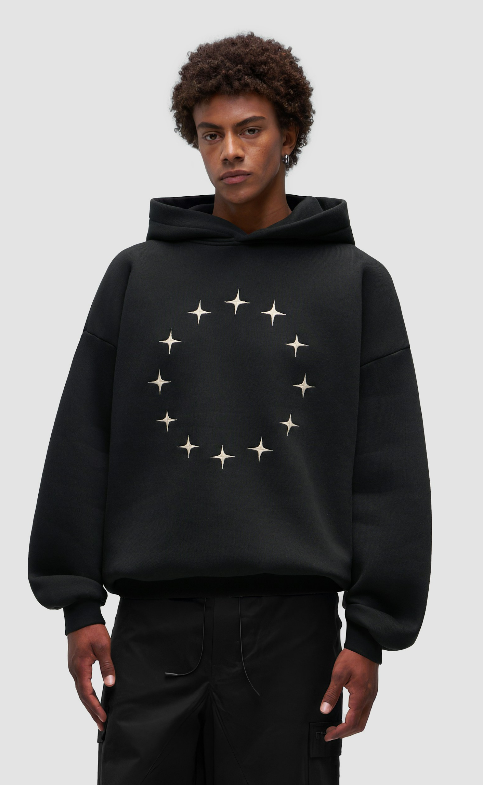DISTRICTS JET BLACK HOODIE