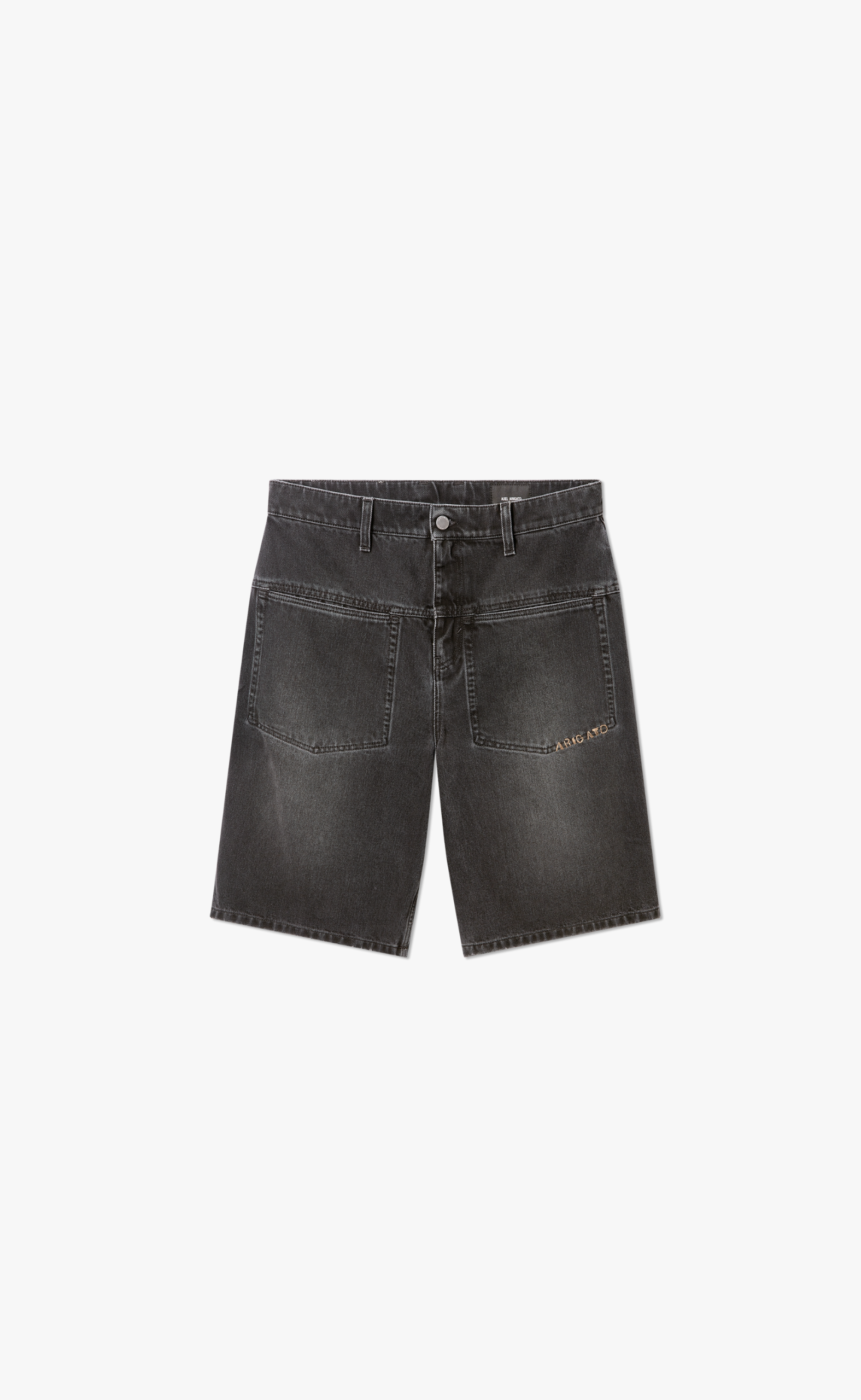 INVERT DENIM DARK GREY SHORTS