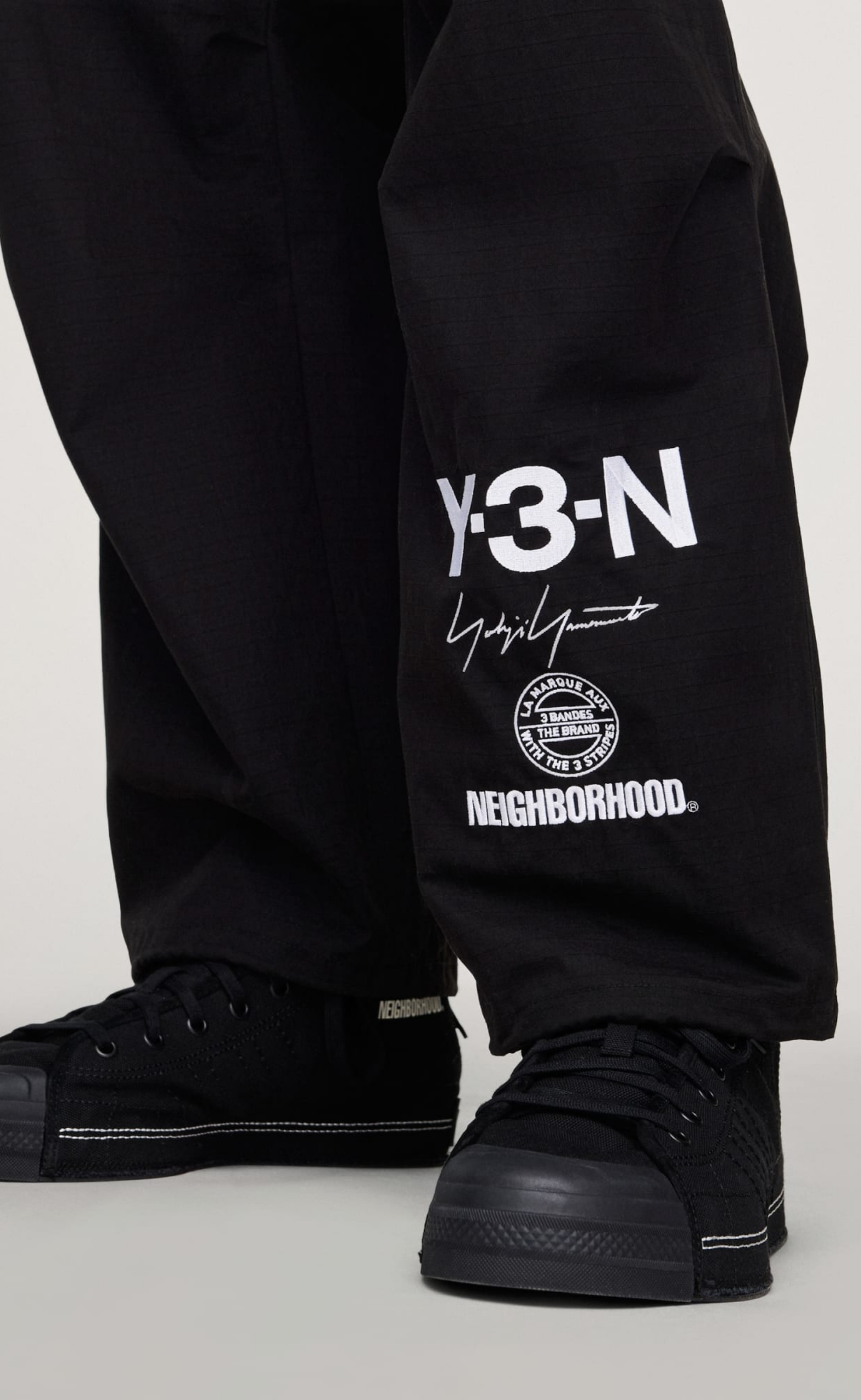 Y-3 NBHD CARGO BLACK PANTS