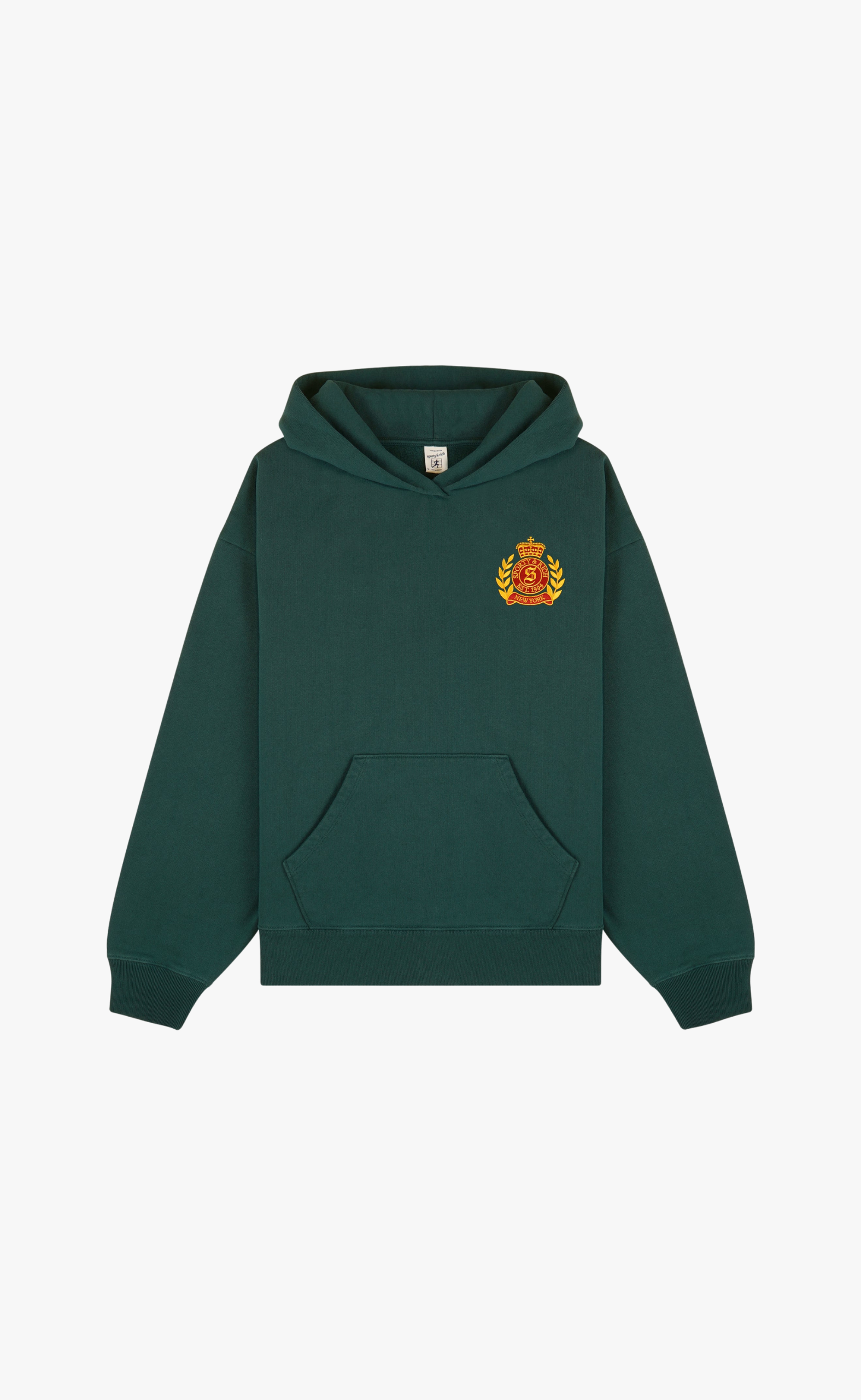 NY CREST EMBROIDERED FOREST HOODIE