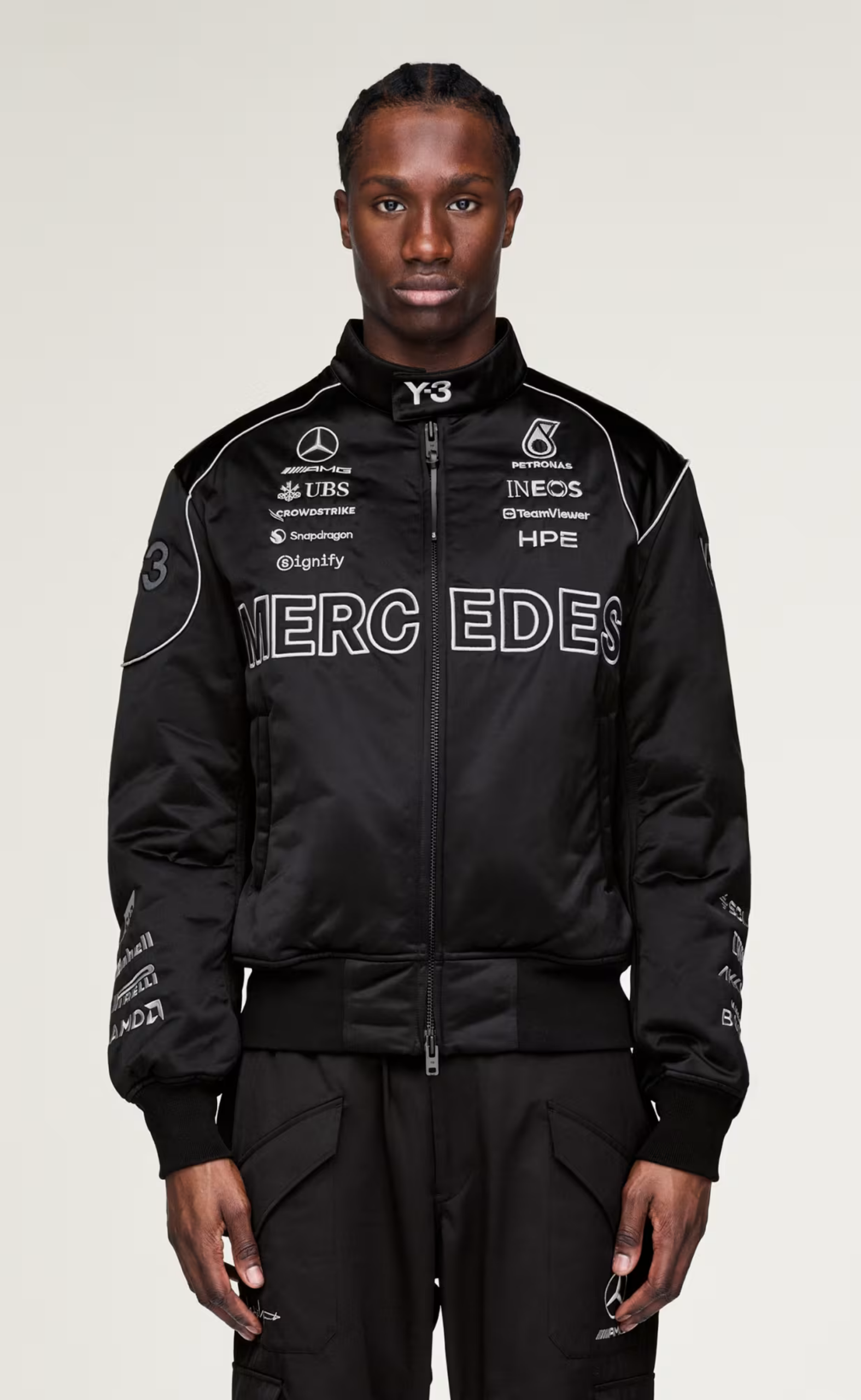 F1 MERCEDES TEAM BLACK JACKET