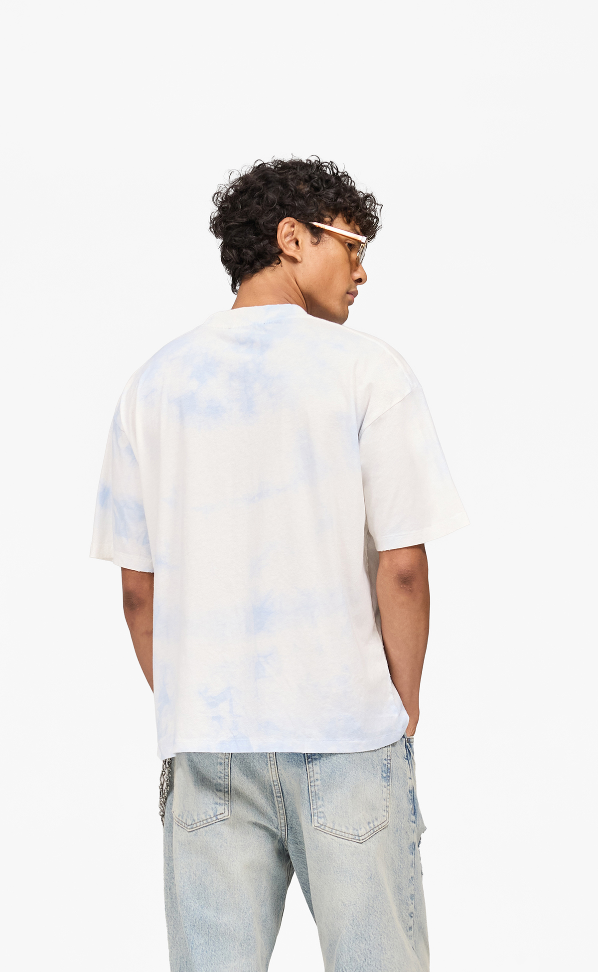 BEACH BOYS SCRIPT BLUE TIE DYE T-SHIRT
