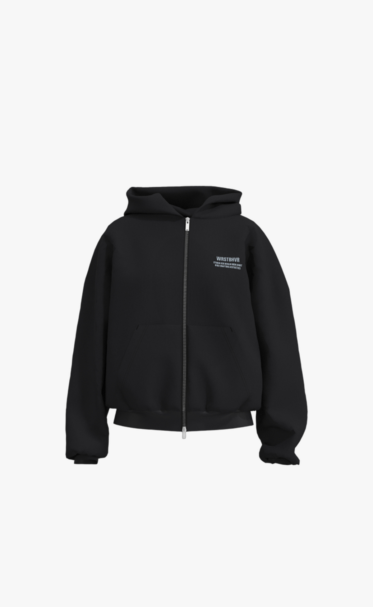 STUDIO ZIP BLACK BEAUTY HOODIE