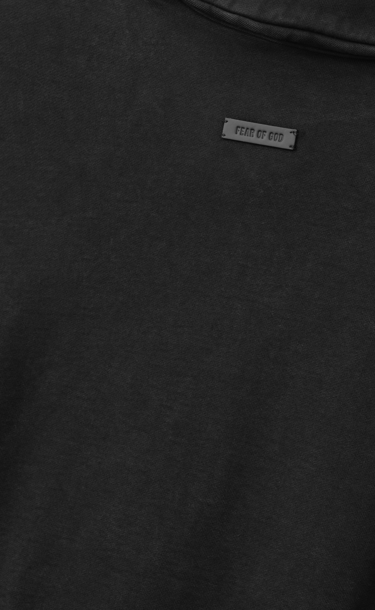 HALF ZIP POLO BLACK SWEATSHIRT