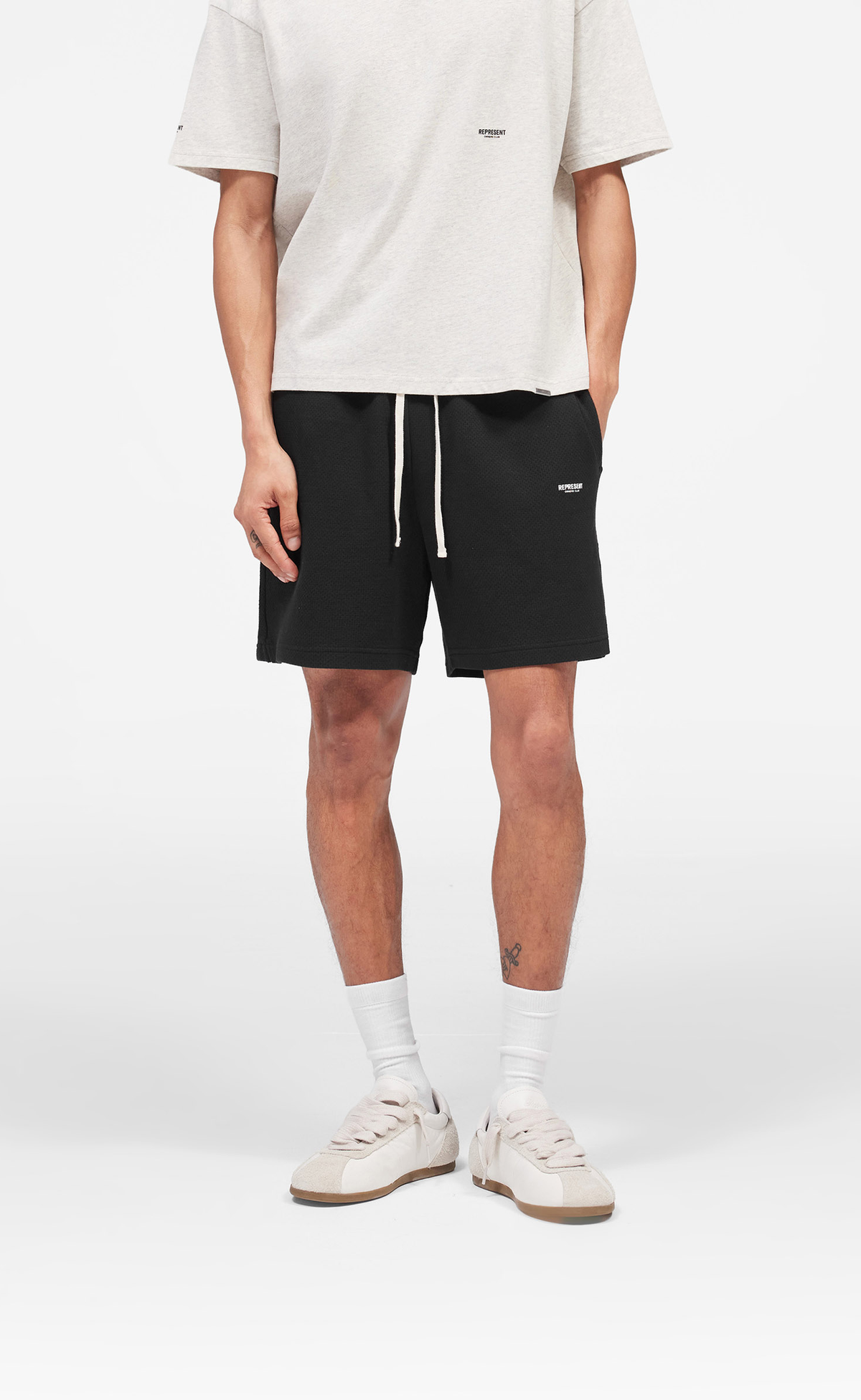 MICRO OWNERS CLUB MESH BLACK SHORTS