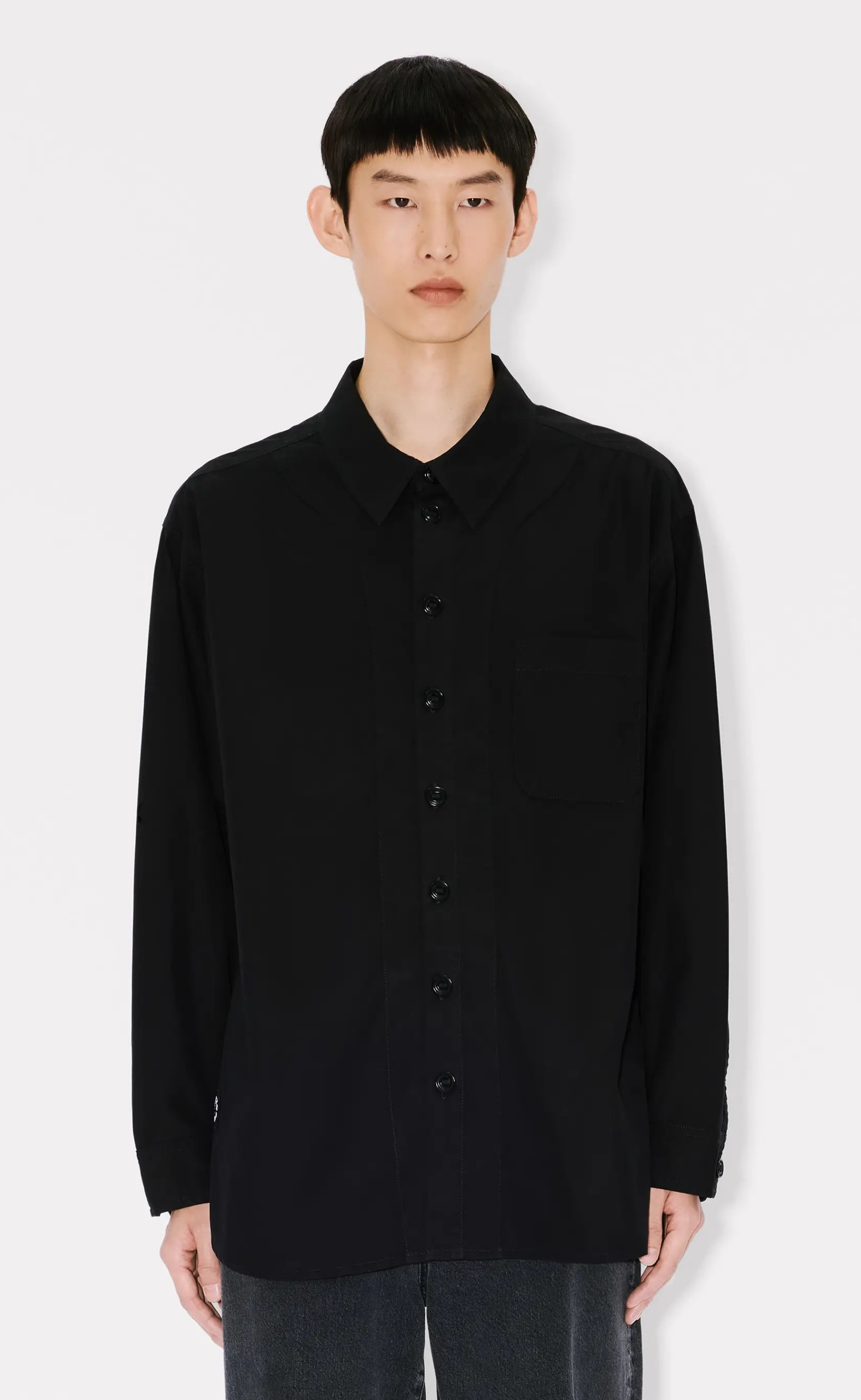 BOKE FLOWER 2.0 BASEBALL BLACK SHIRT