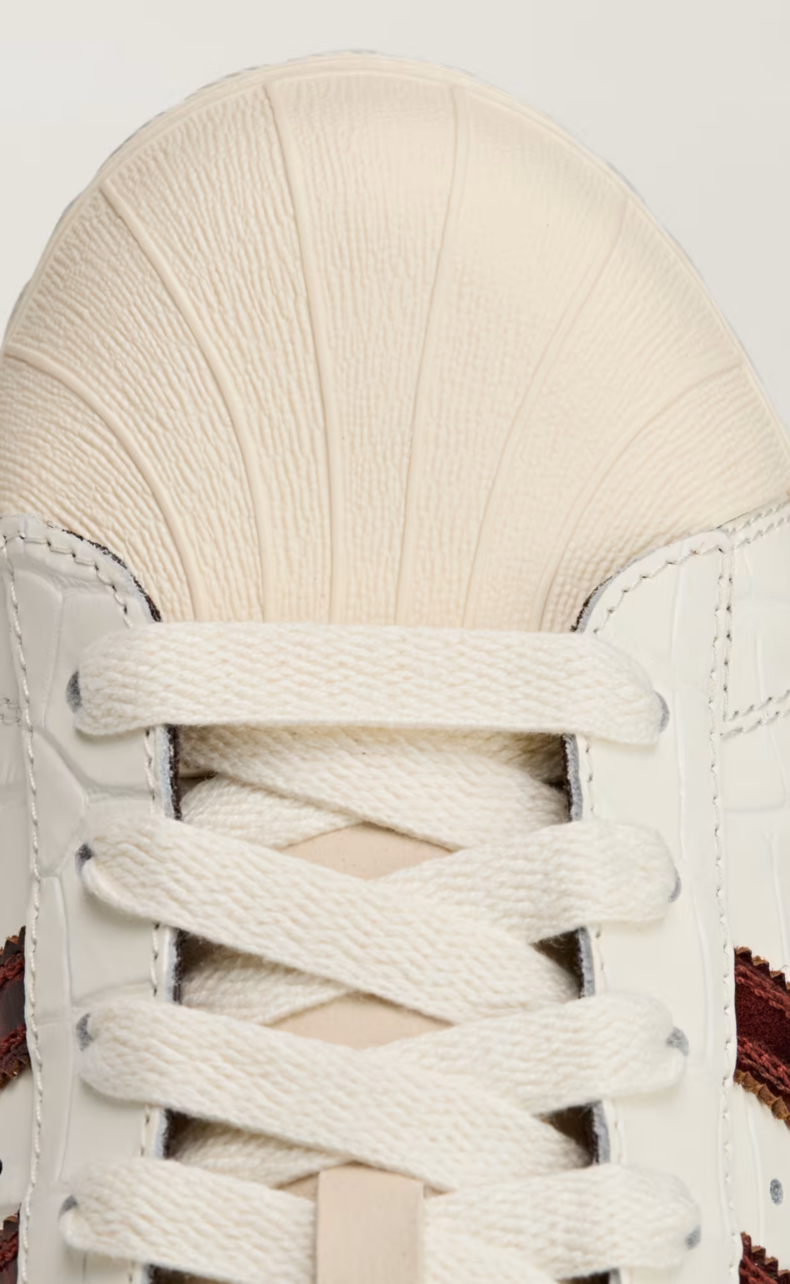 WB SUPERSTAR WHITE BROWN SNEAKER