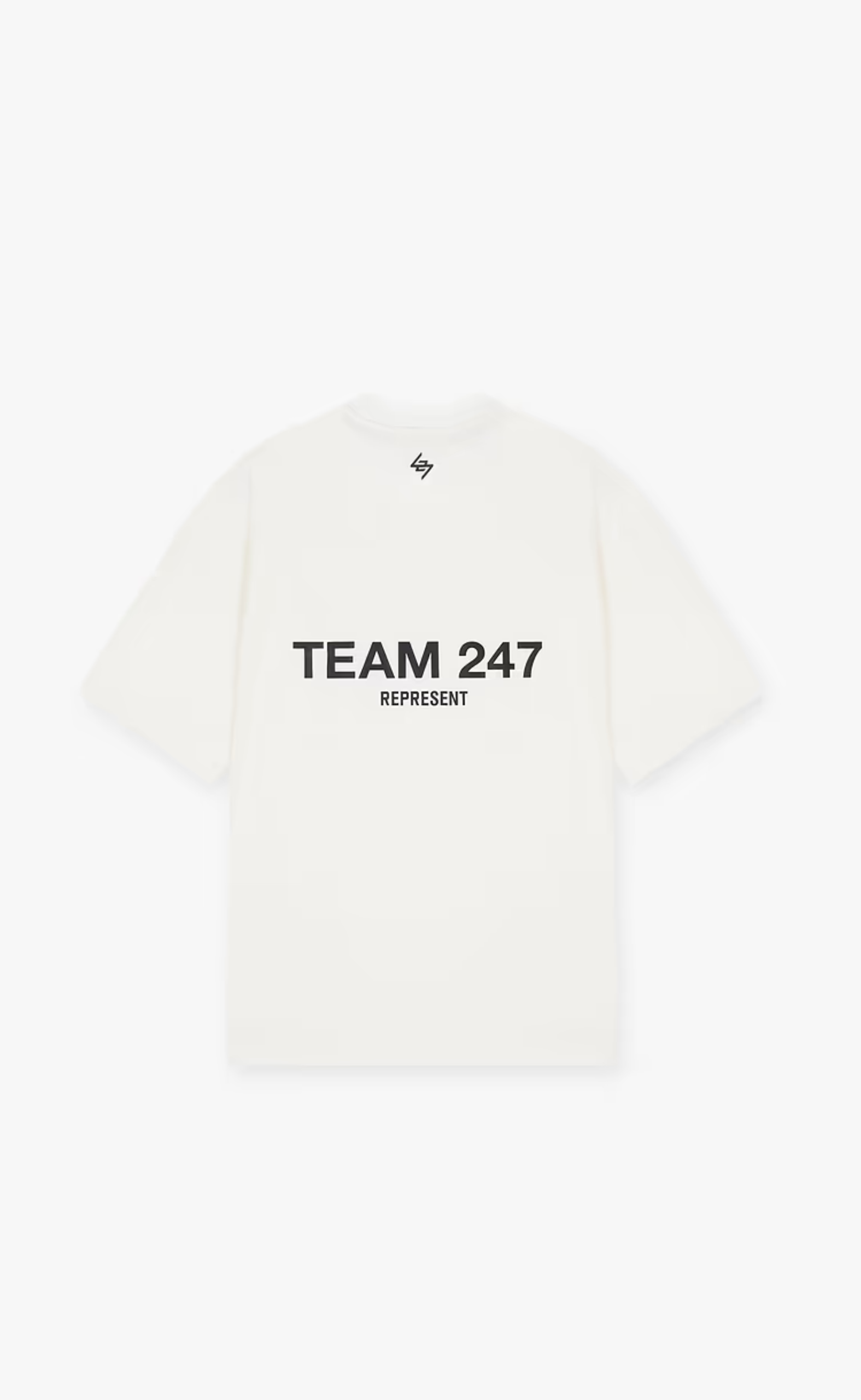 TEAM 247 OVERSIZED FLAT WHITE T-SHIRT
