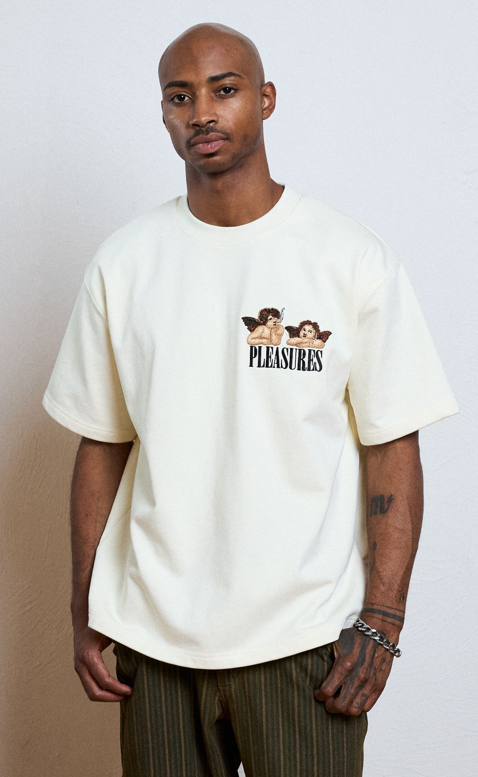 DYNAMIC SHORT SLEEVE ECRU T-SHIRT