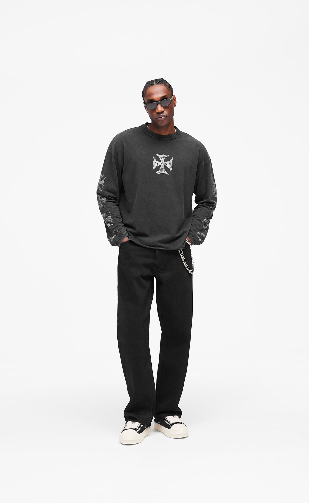 MH FADED BLACK LONGSLEEVE