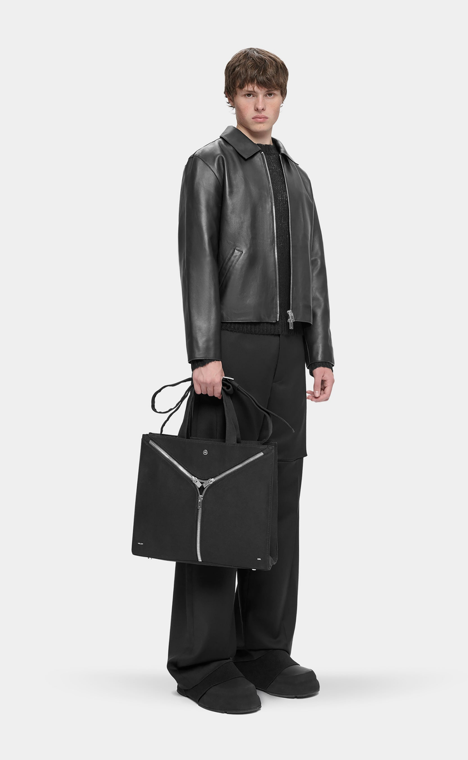 RADIANT LEATHER BLACK JACKET