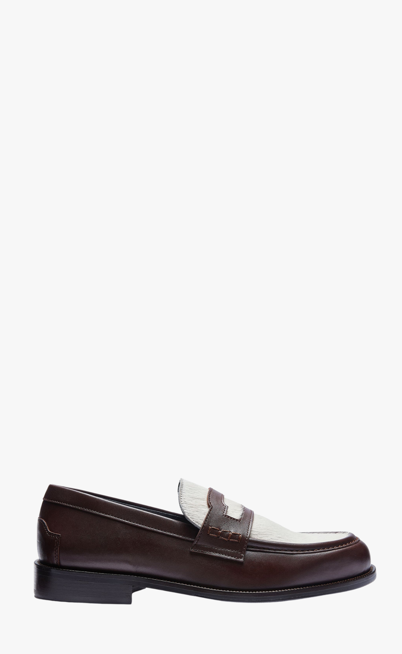 LE METROPOLITAIN BROWN WHITE LOAFER