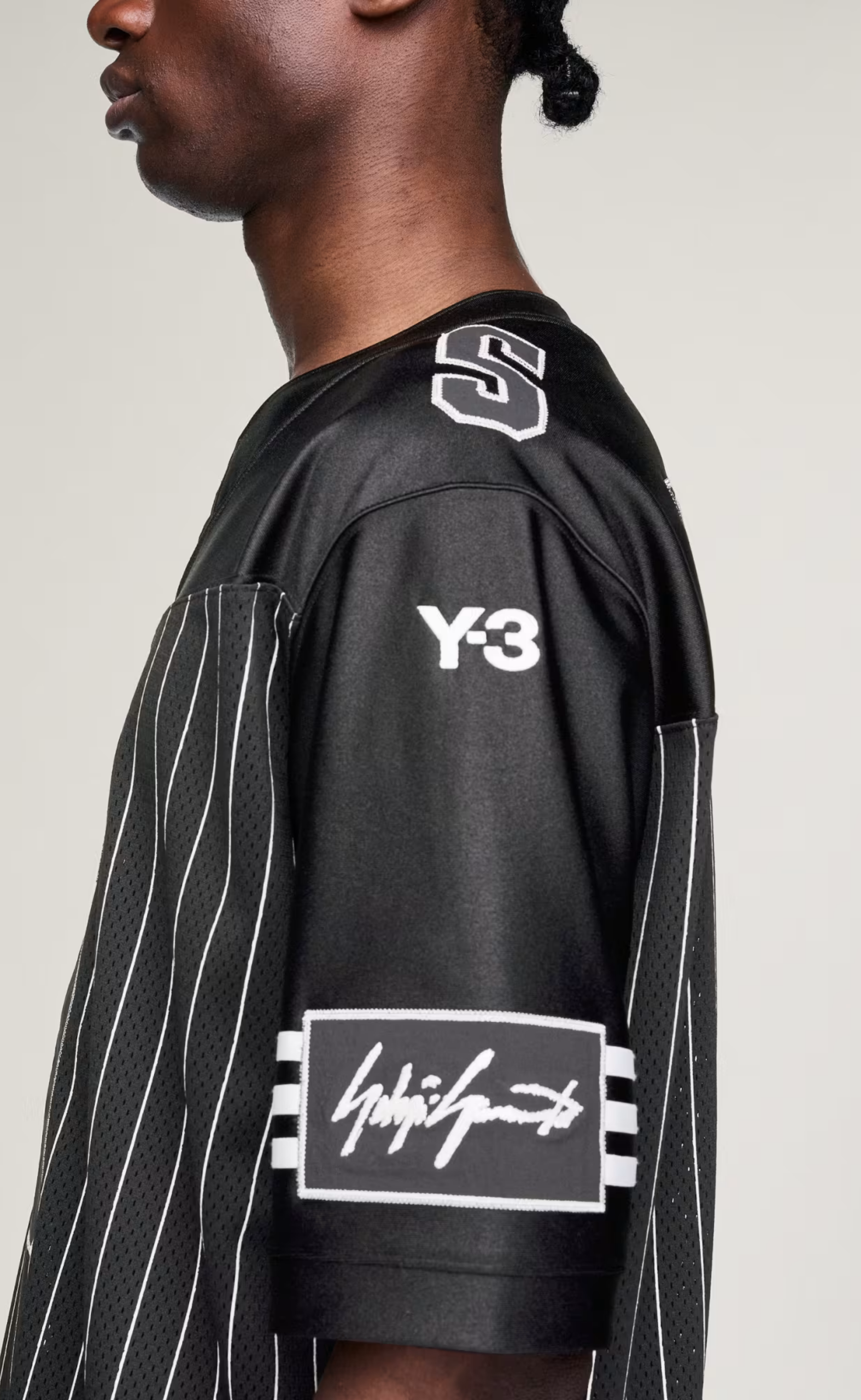 Y-3 WILSON FOOTBALL BLACK T-SHIRT