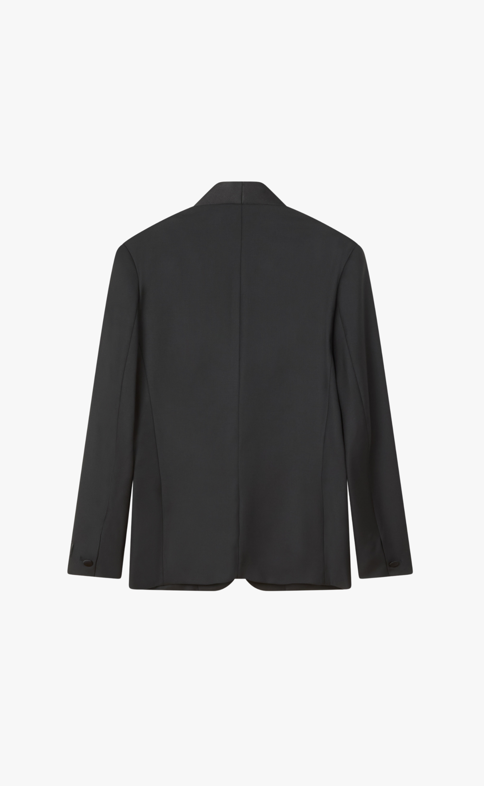 SINGLE BREASTED KIMONO BLACK BLAZER