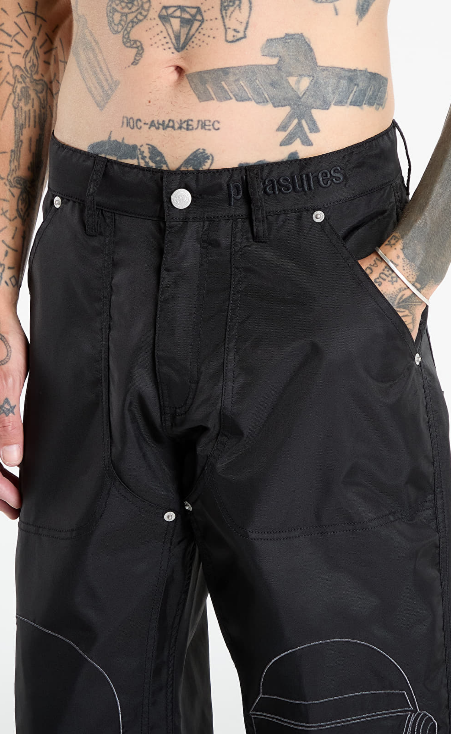 HELMETS NYLON WORK BLACK PANTS