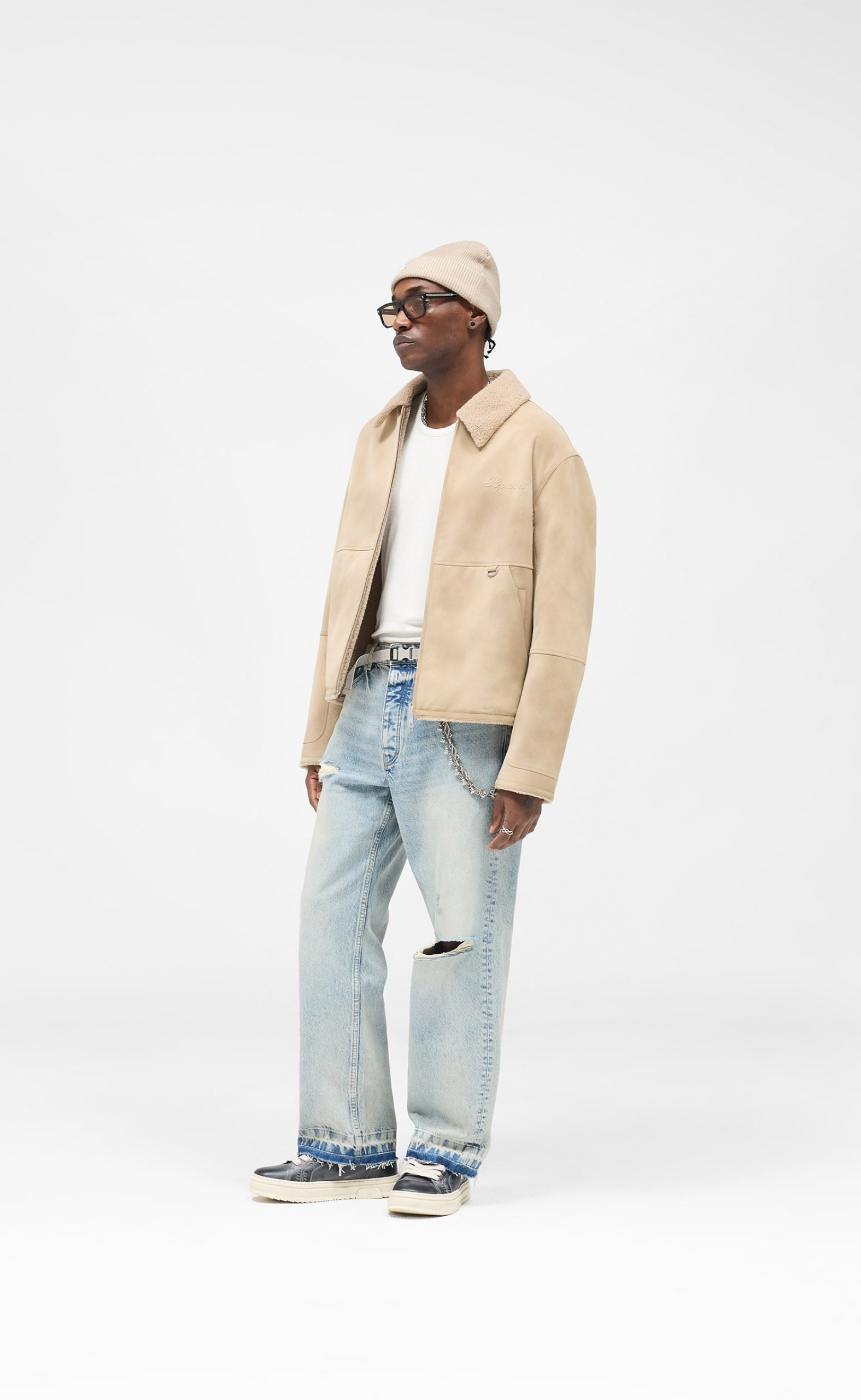 SHEARLING CAFE JACKET
