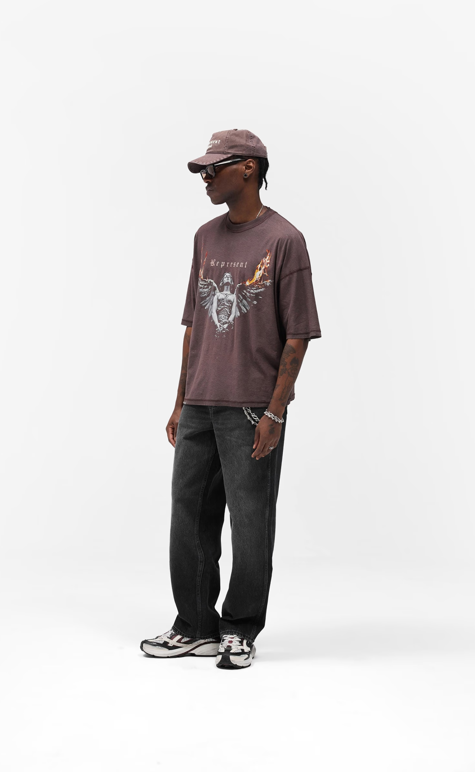 REPRESENT LIVING LEGACY NERO T-SHIRT