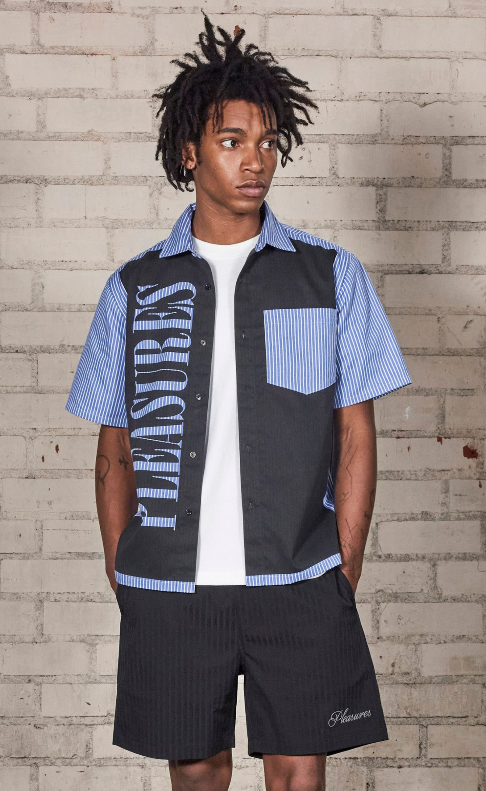 ONYX BUTTON UP BLUE SHIRT