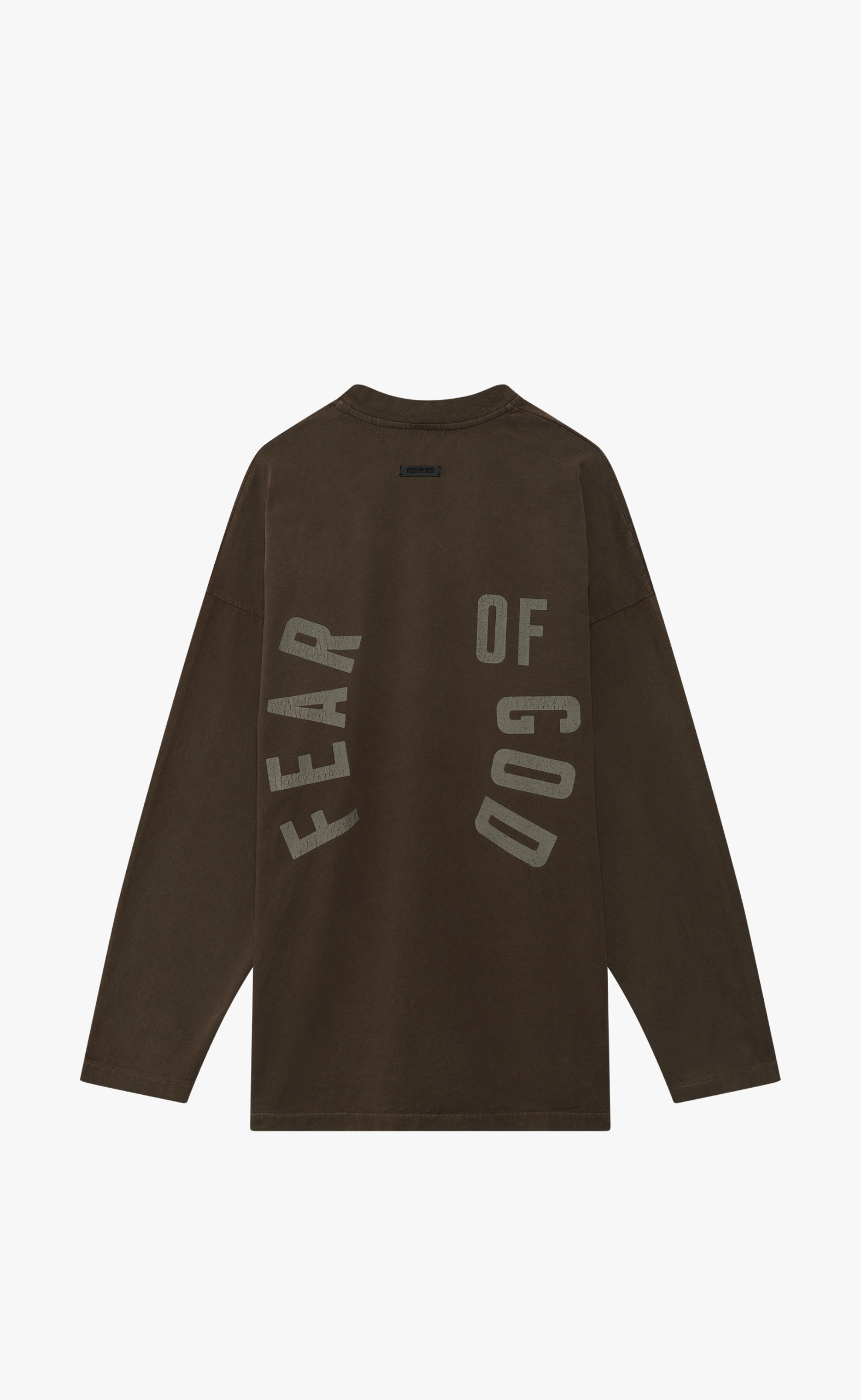 BASEBALL FADED BROWN LONGSLEEVE