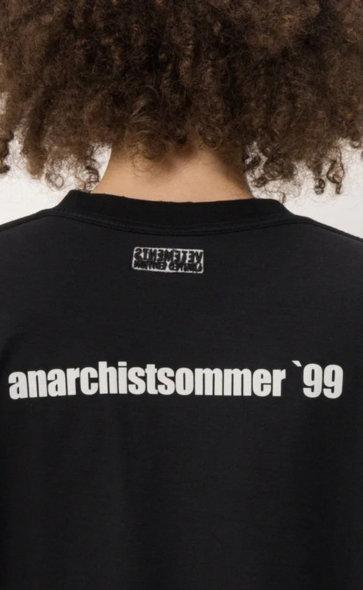 ANARCHIST SUMMER INSIDE OUT WASHED BLACK LONGSLEEVE