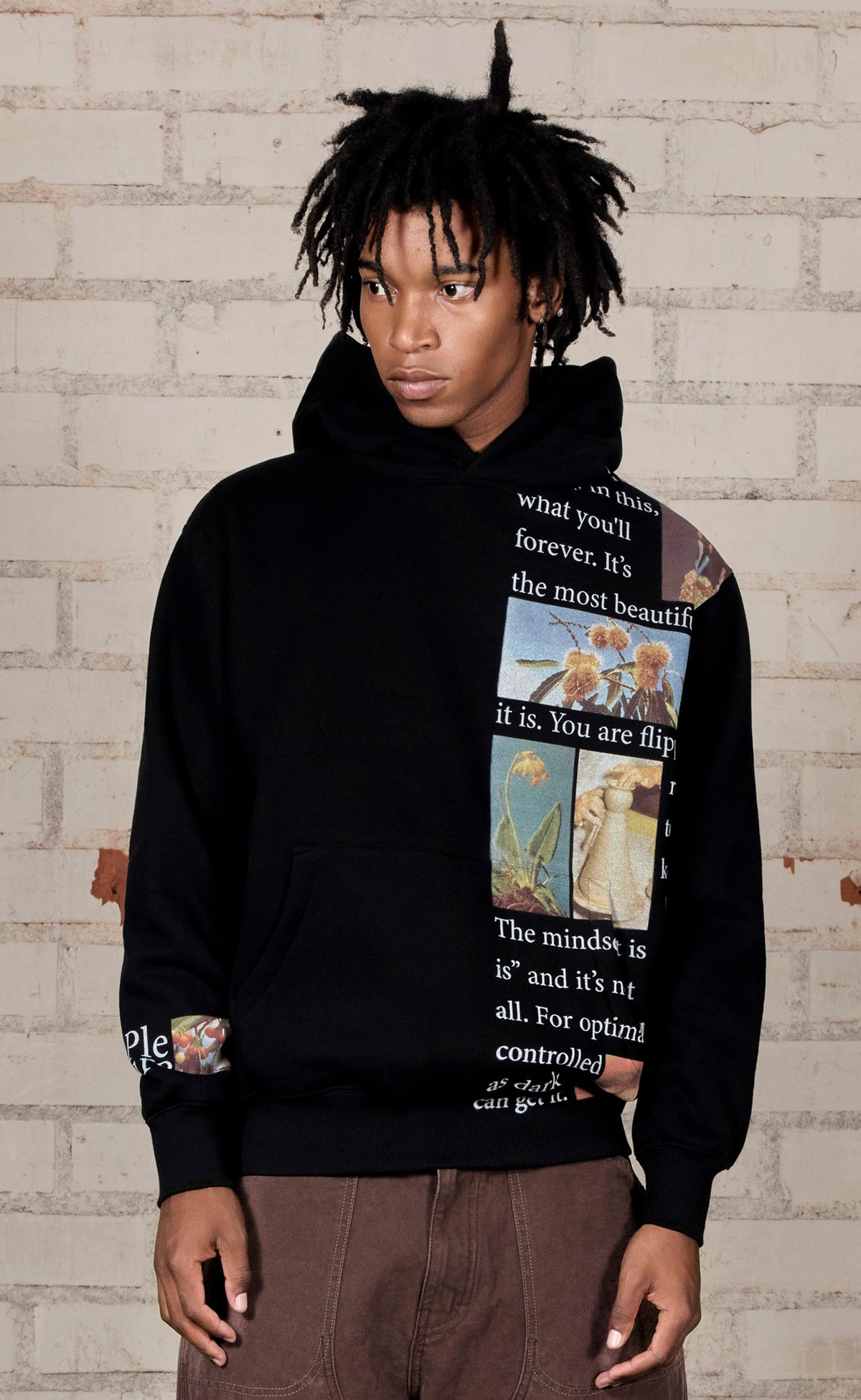 CONNECTION BLACK HOODIE
