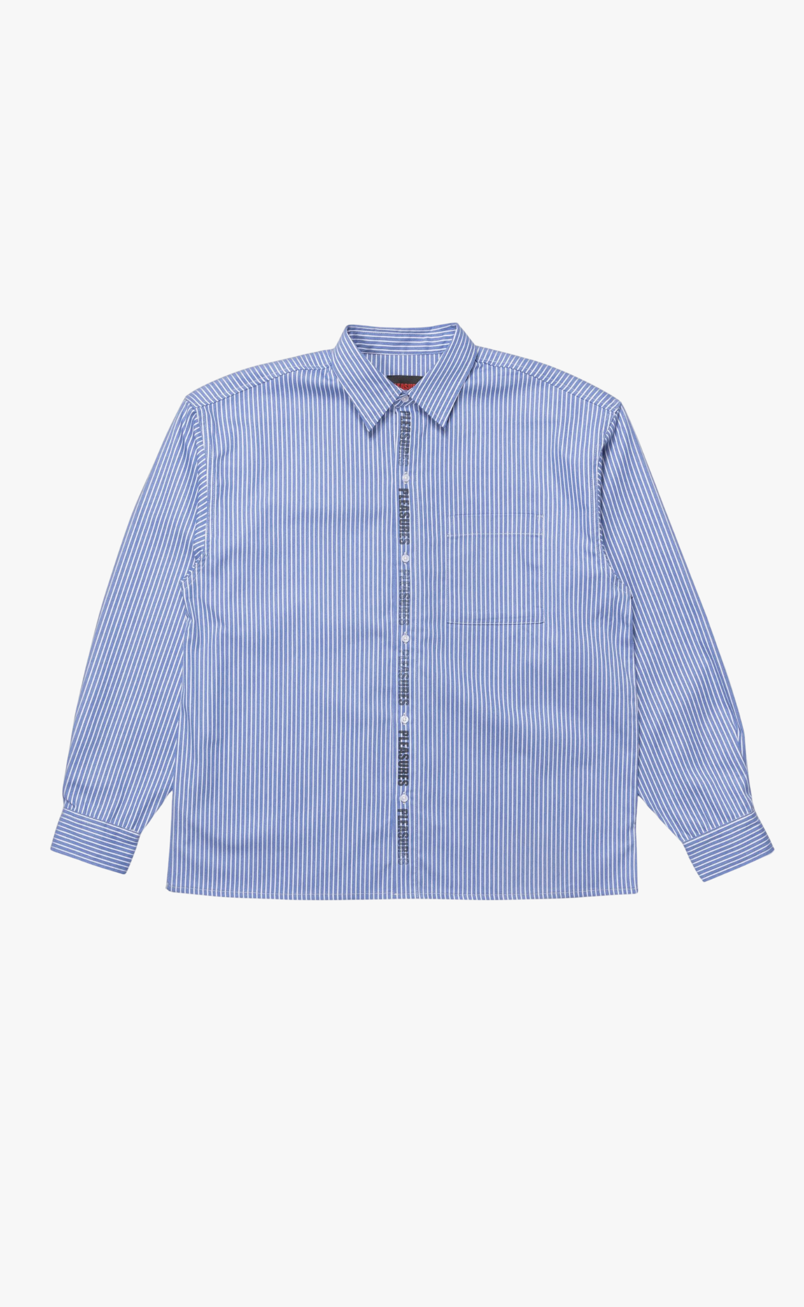 IMPACT BUTTON UP BLUE SHIRT