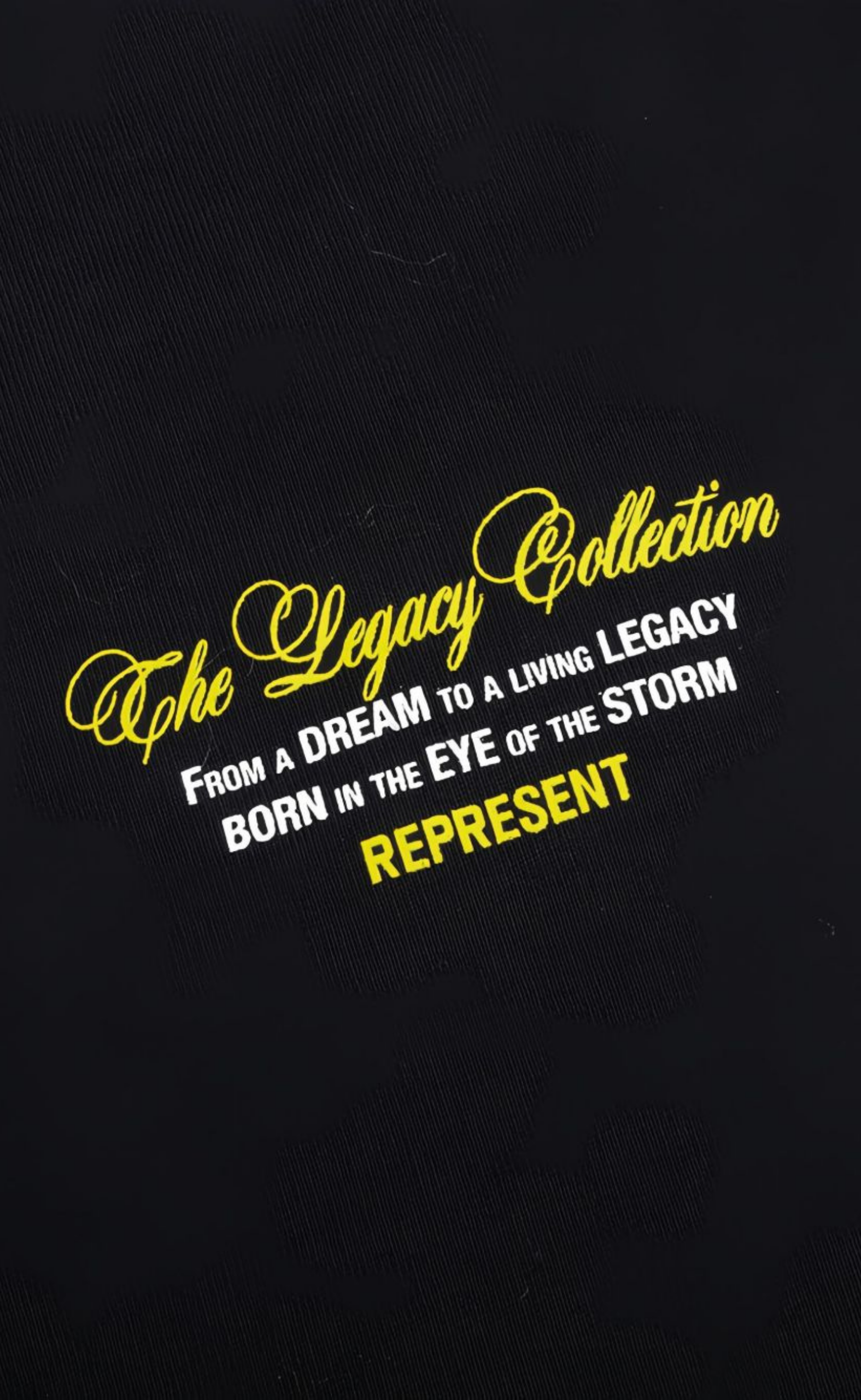 REPRESENT LEGACY CHERUBS JET BLACK T-SHIRT