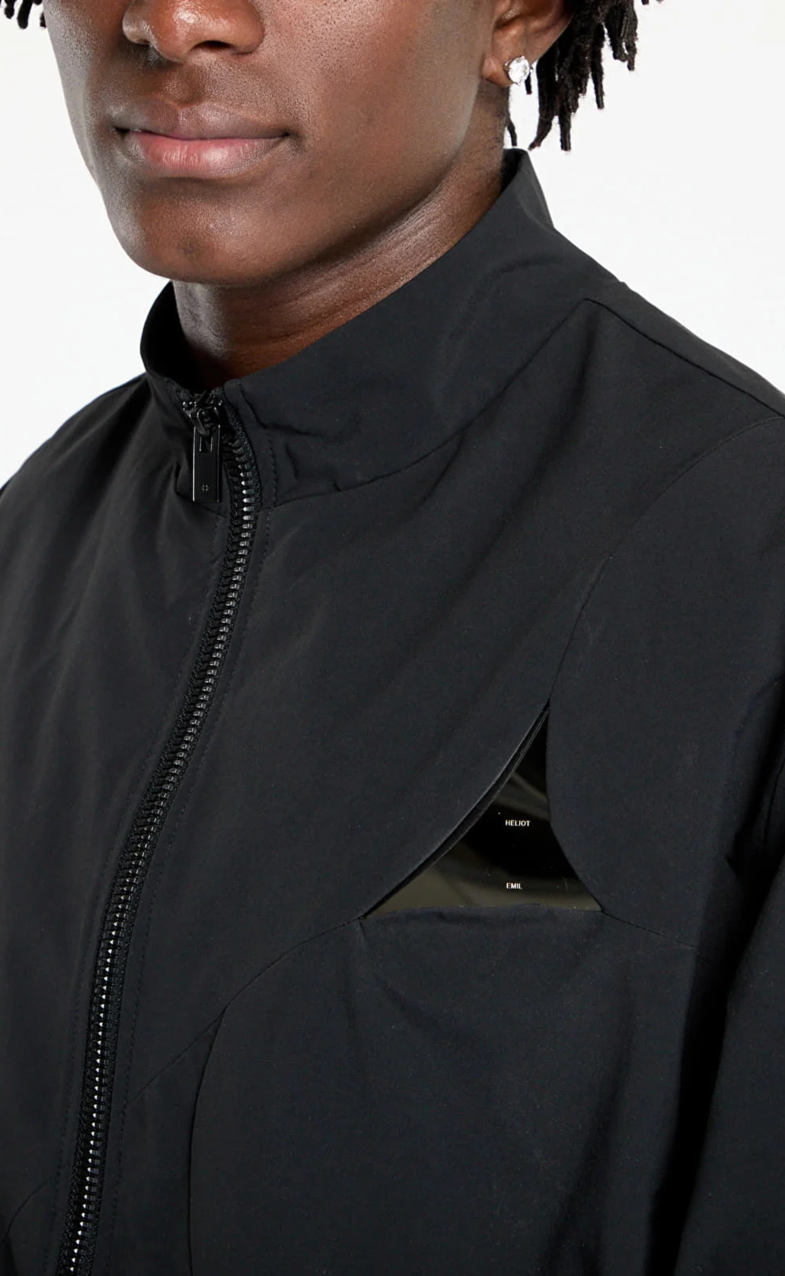 SURTSEY WINDBREAKER BLACK BLACK JACKET