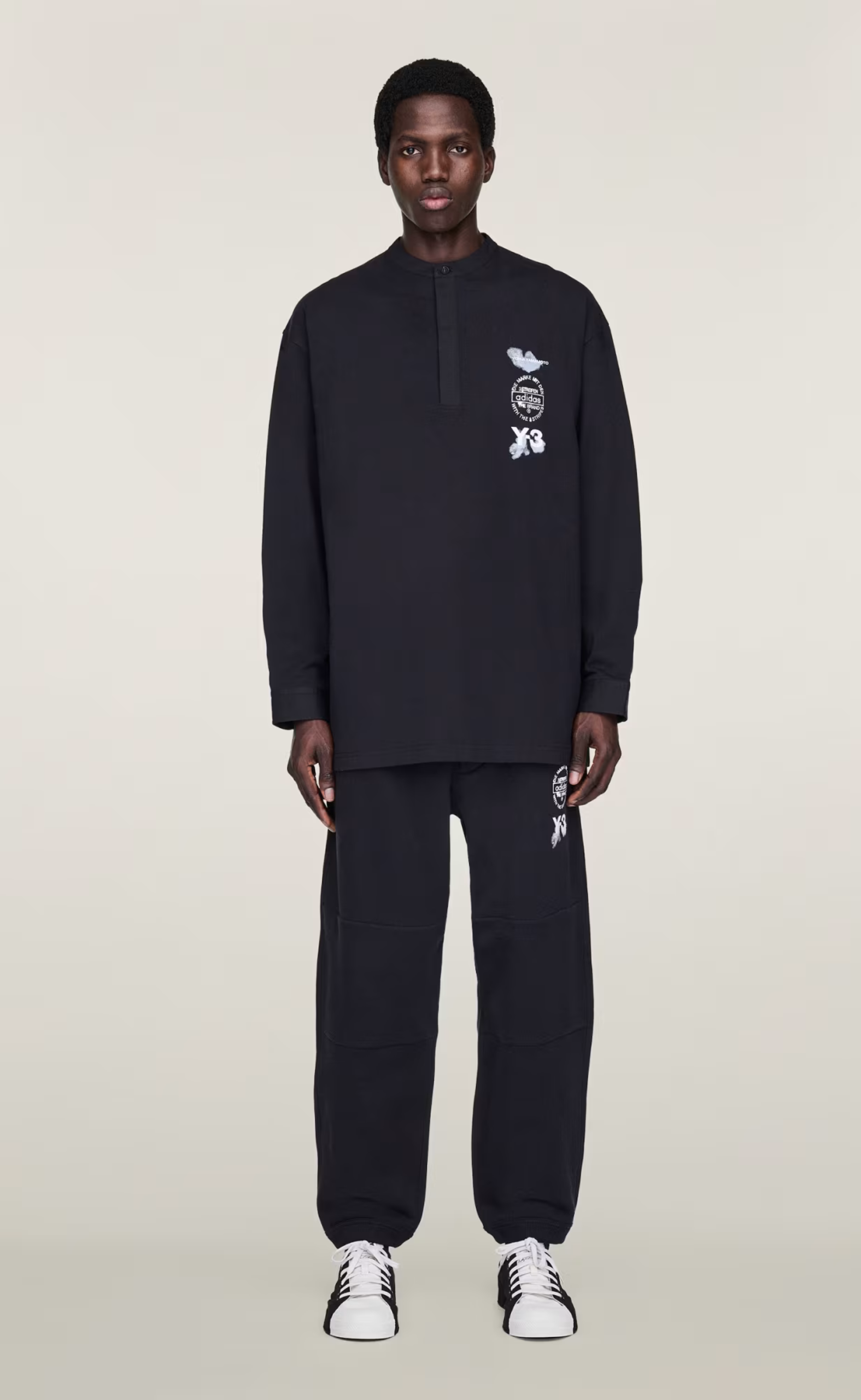 M TRACK BLACK SWEATPANTS
