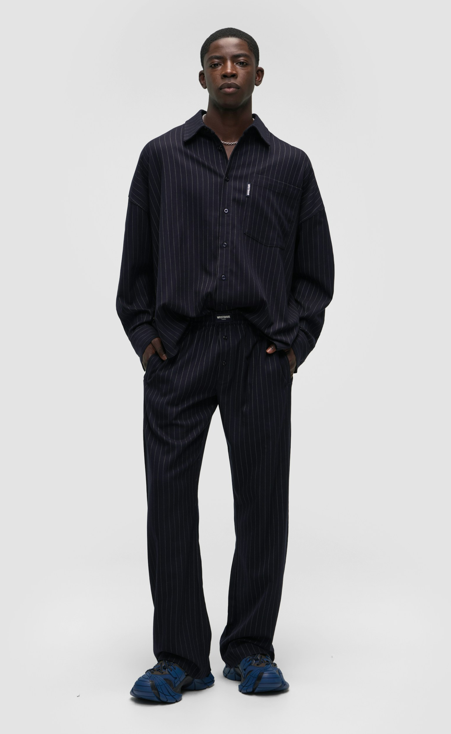 AMAL DARK BLUE PANTS