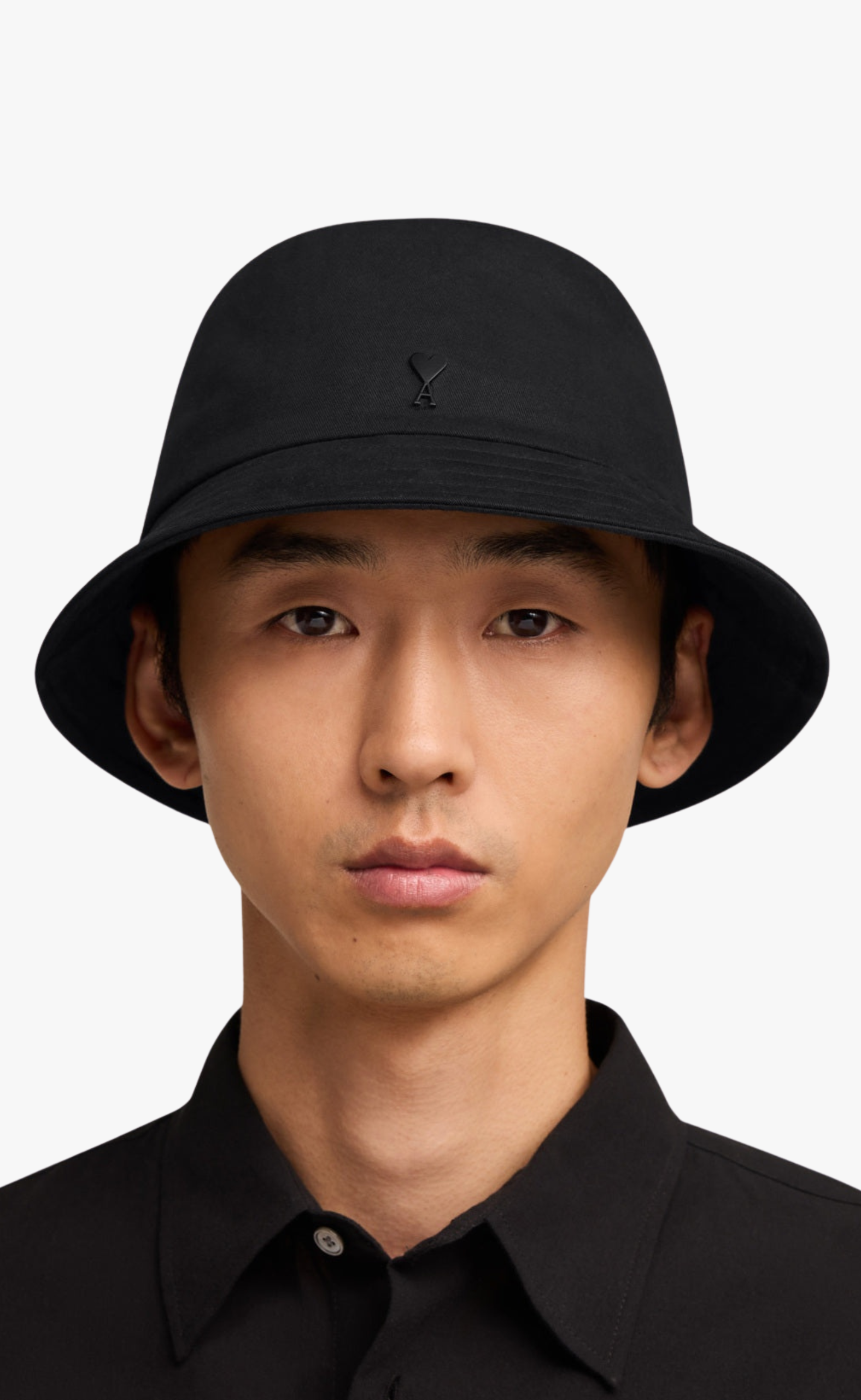 AMI DE COEUR COTON BUCKET BLACK HAT
