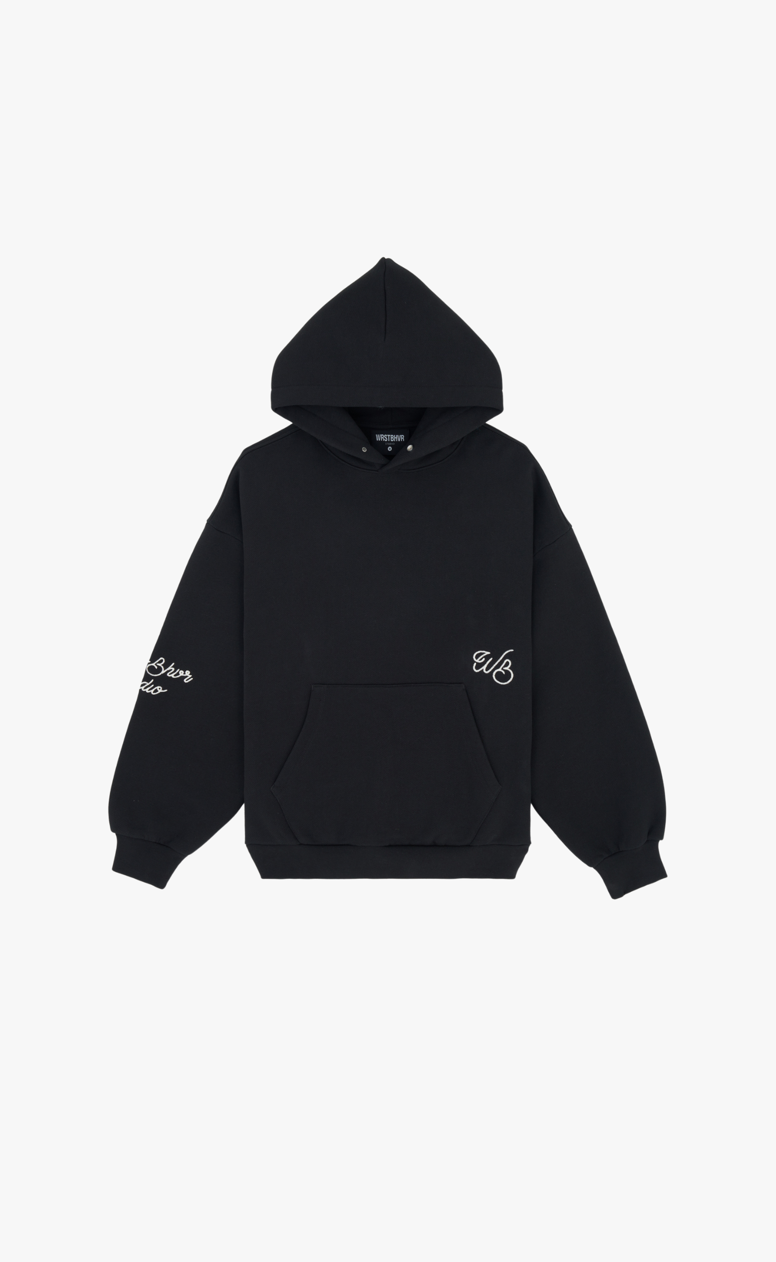 GUSTAF JET BLACK HOODIE