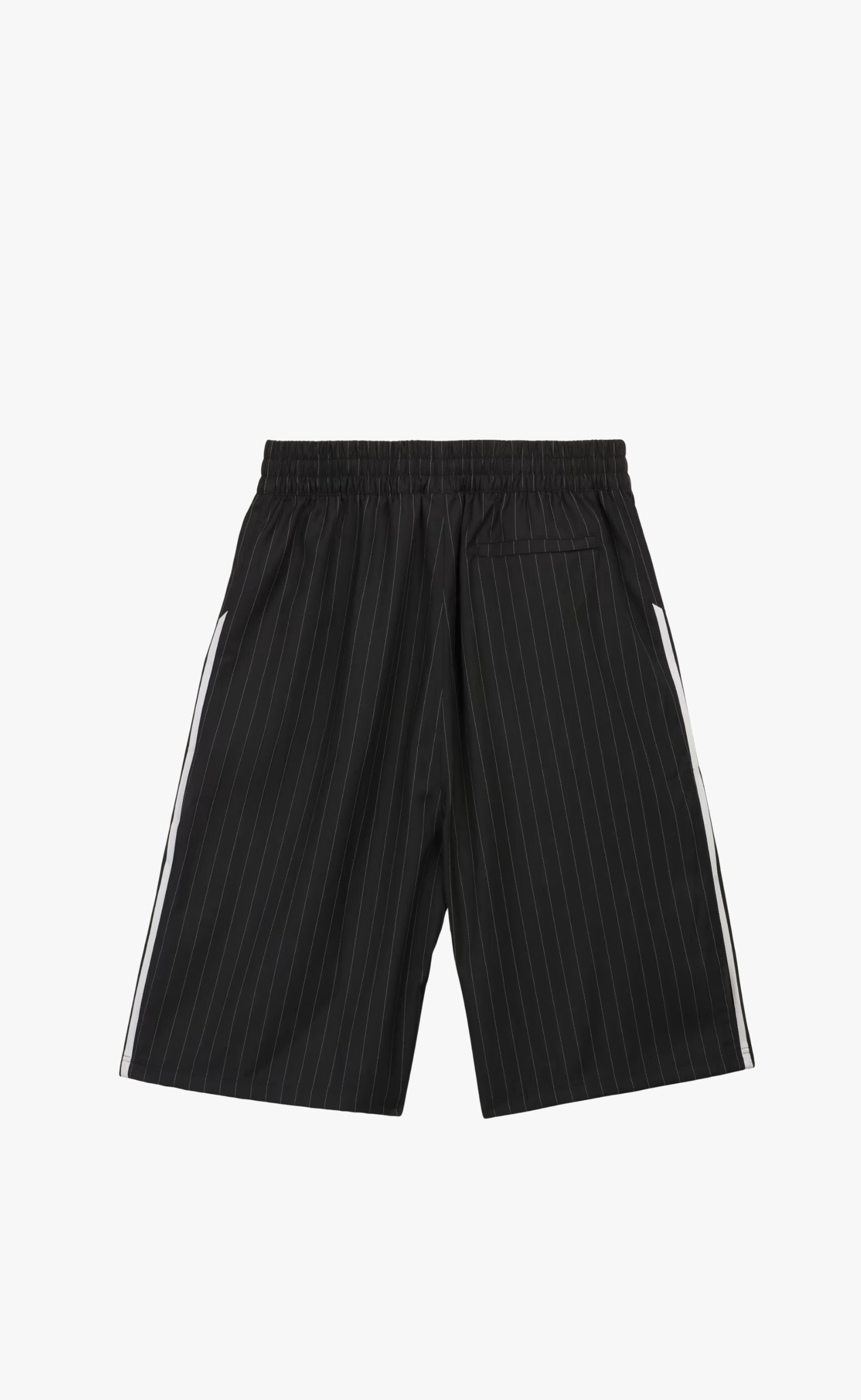 WC PINSTRIPE BLACK LONG SHORTS