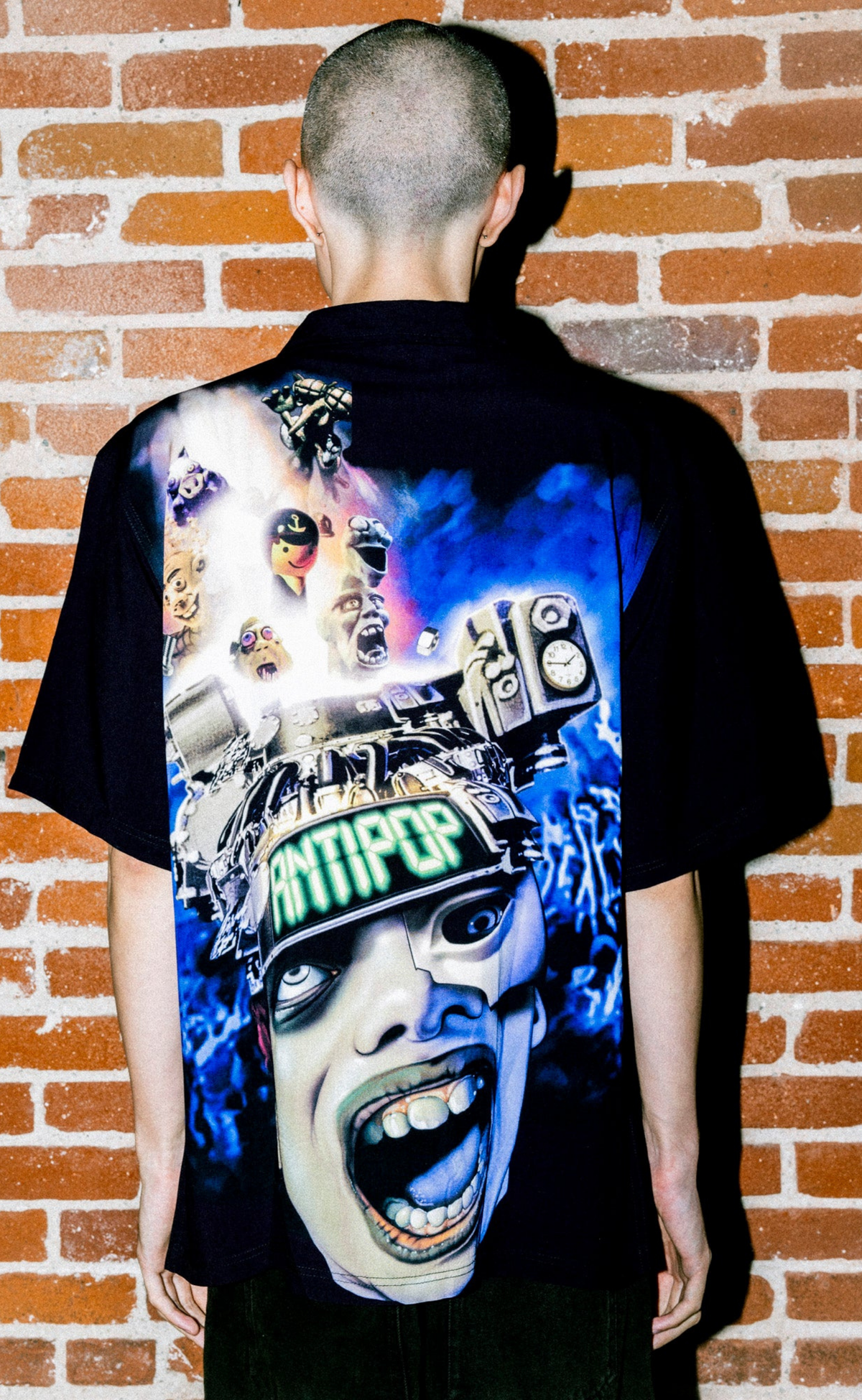 ANTI-POP BUTTON UP MULTI SHIRT