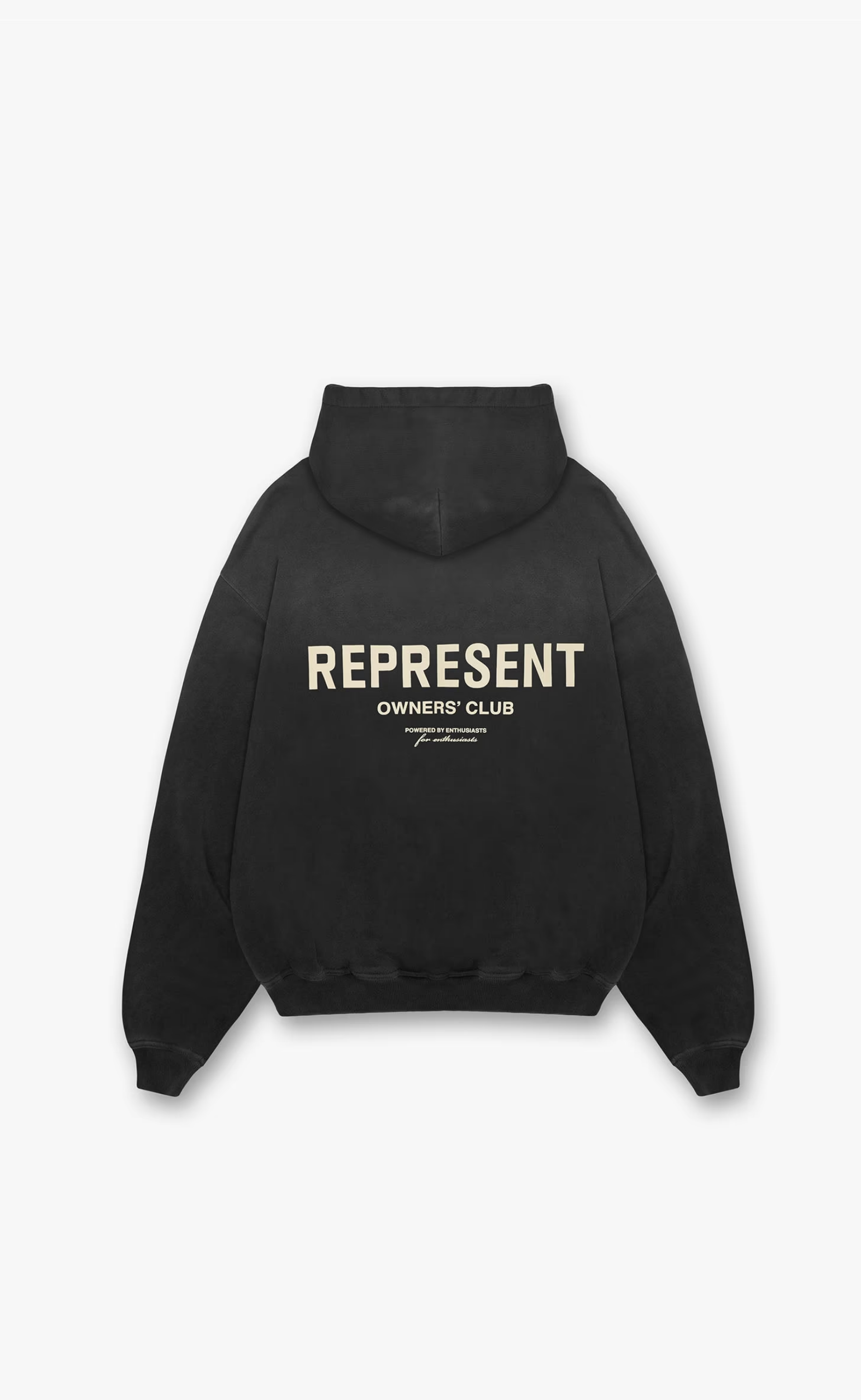 REPRESENT OWNERS CLUB AGED BLACK HOODIE