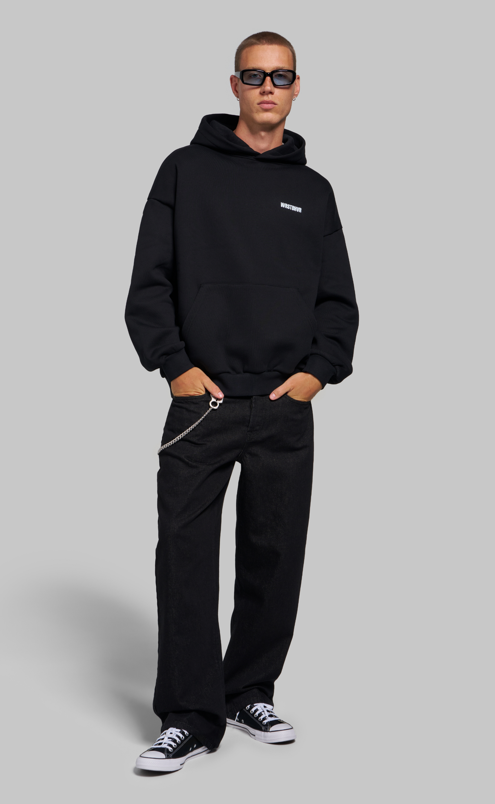 STUDIO V14 BLACK HOODIE