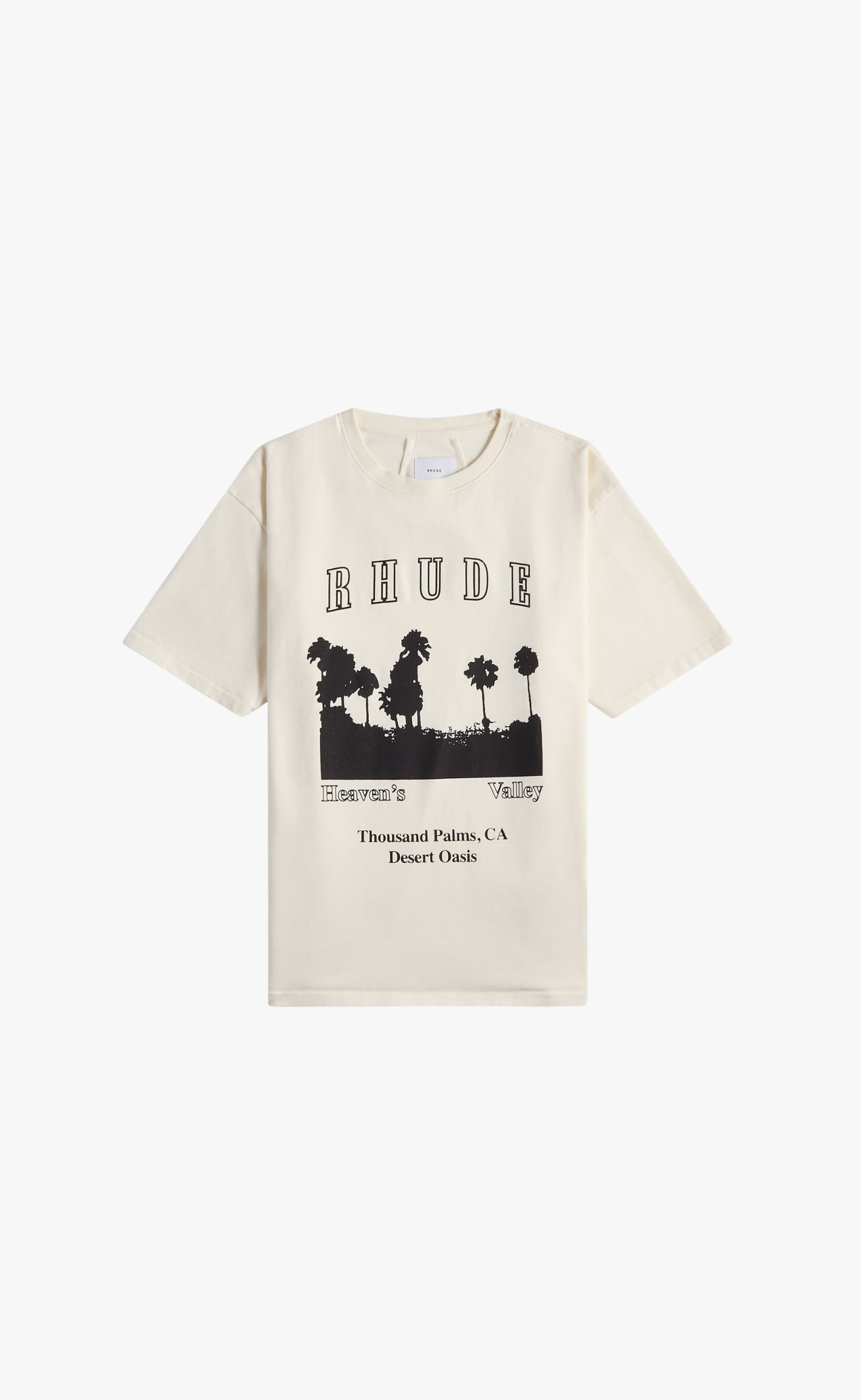 THOUSAND PALMS VINTAGE WHITE T-SHIRT